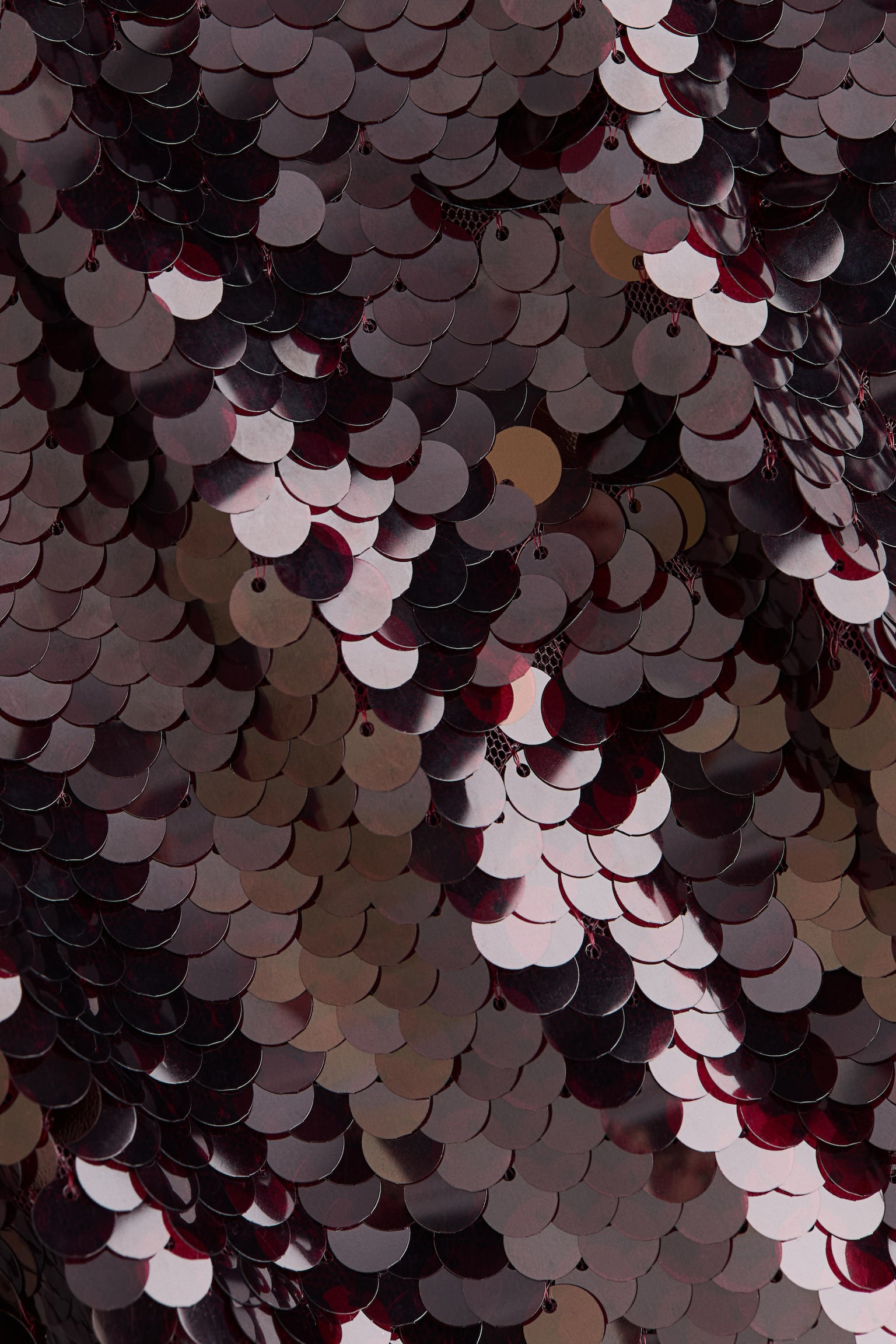 Sequined skirt - Burgundy - 6