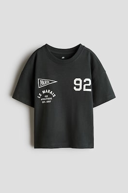 T-shirt i bomull med tryck