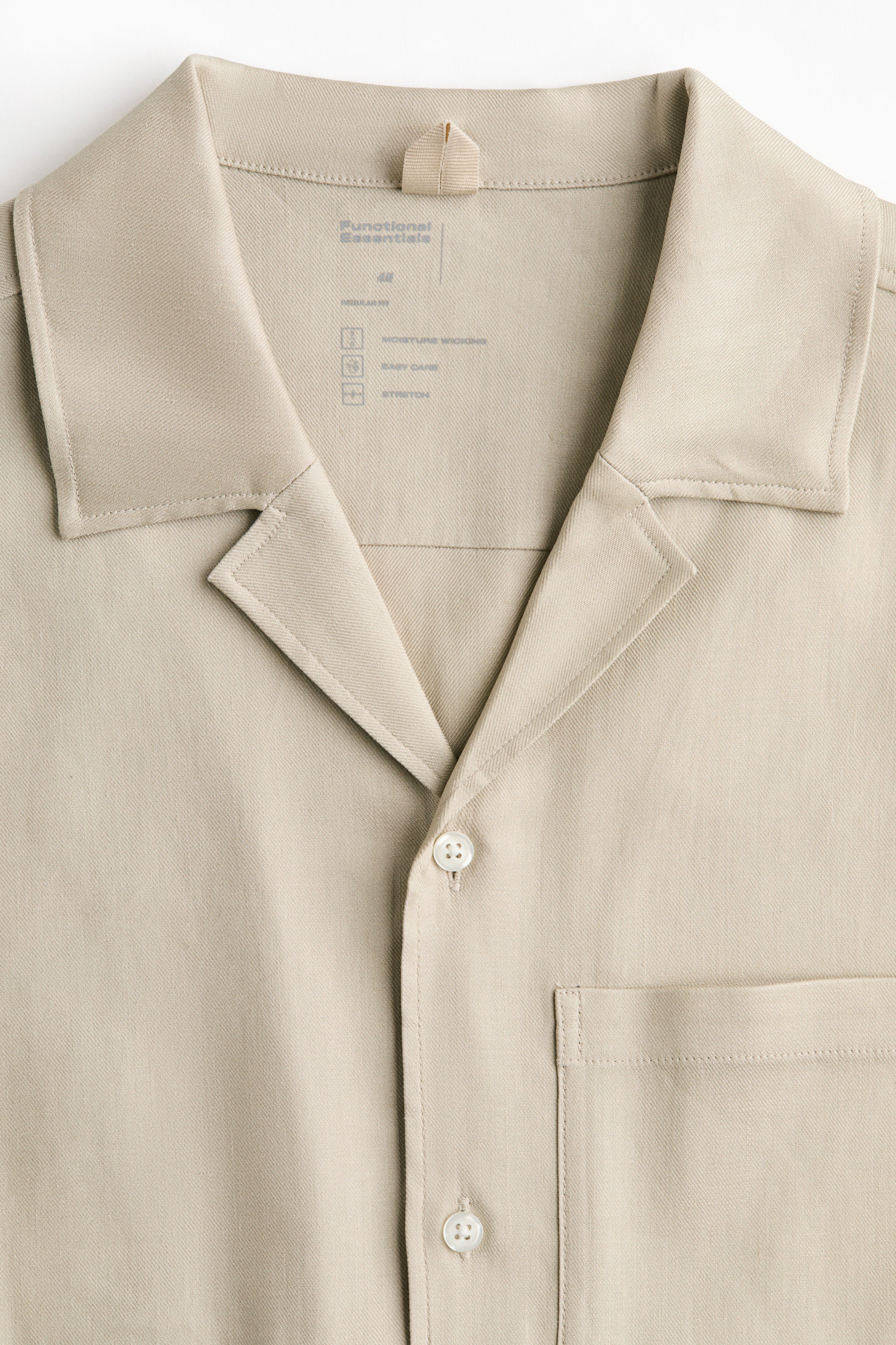 Easy Care Relaxed-Fit Linen-Blend Shirt