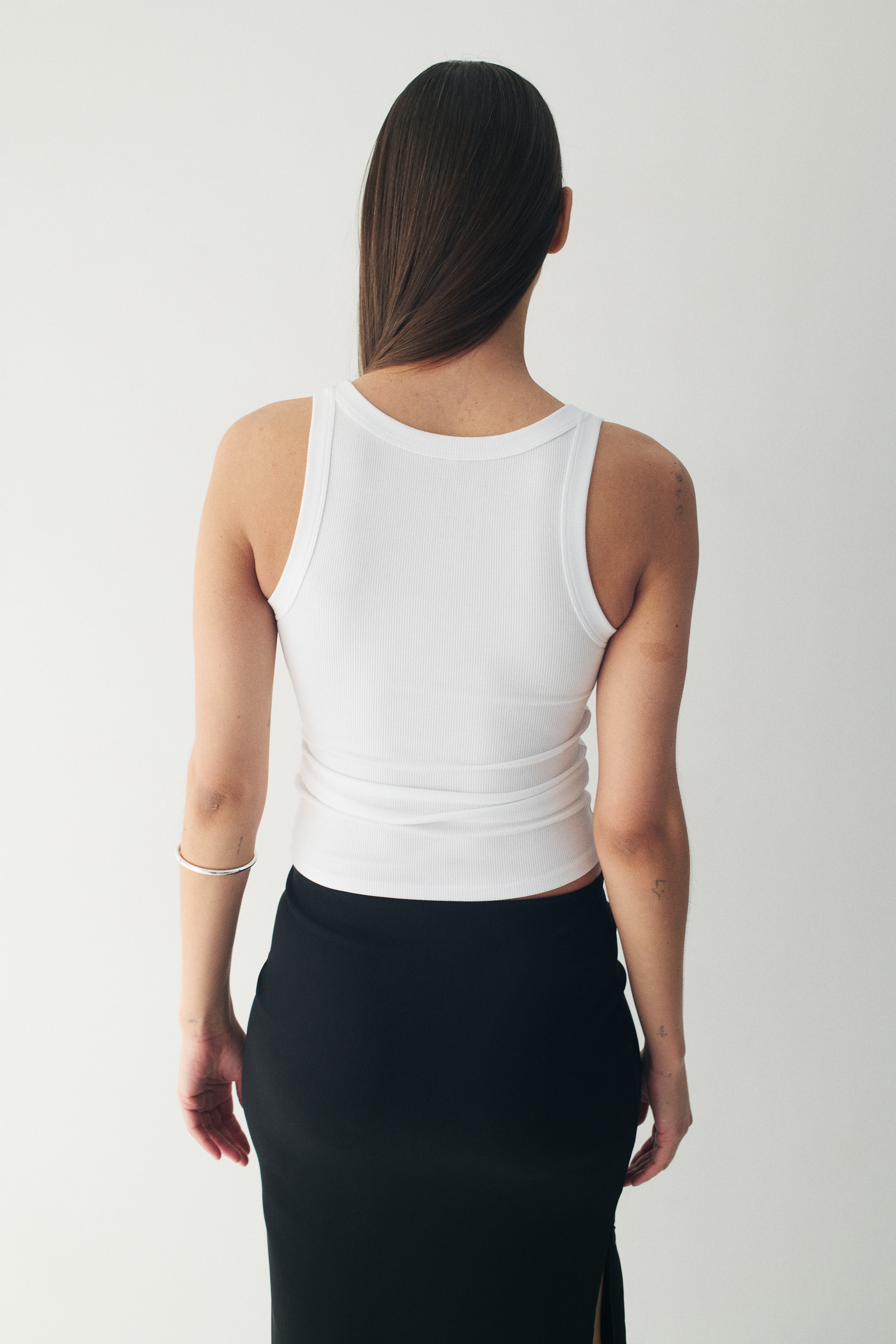 Cooling Slim Fit Ribbed vest top