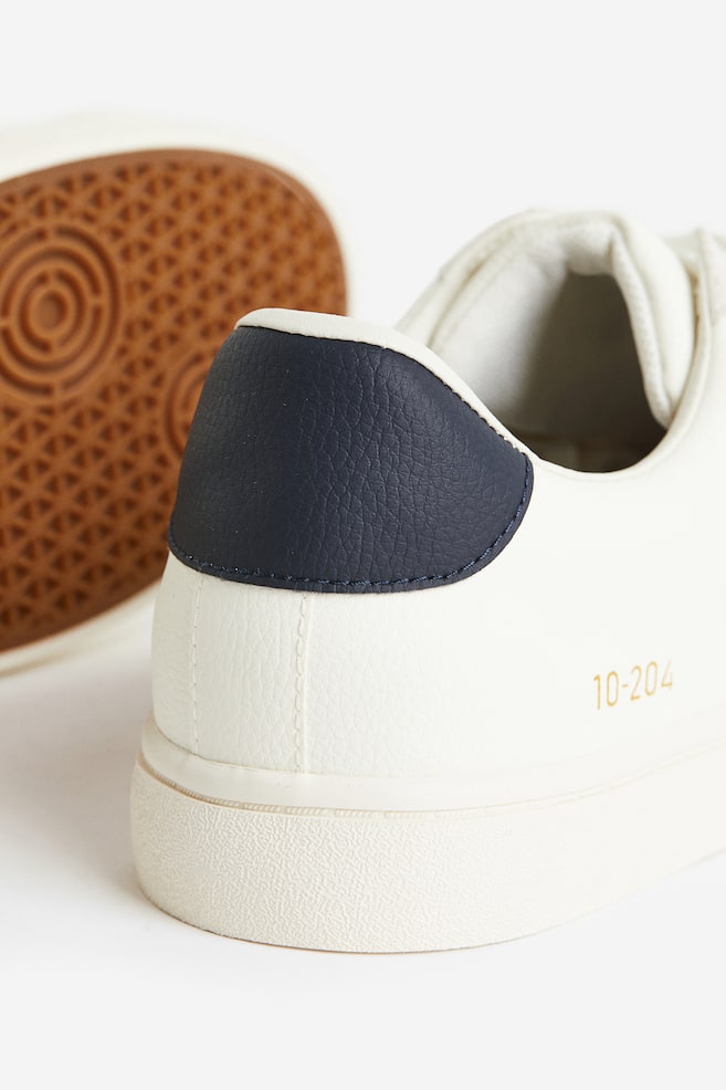 Sneakers - Blanc/bleu foncé - 4