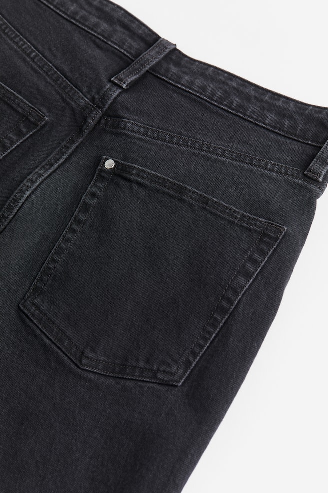 Slim Straight Ultra High Jeans - Sort/Lys denimblå/Denimblå - 3