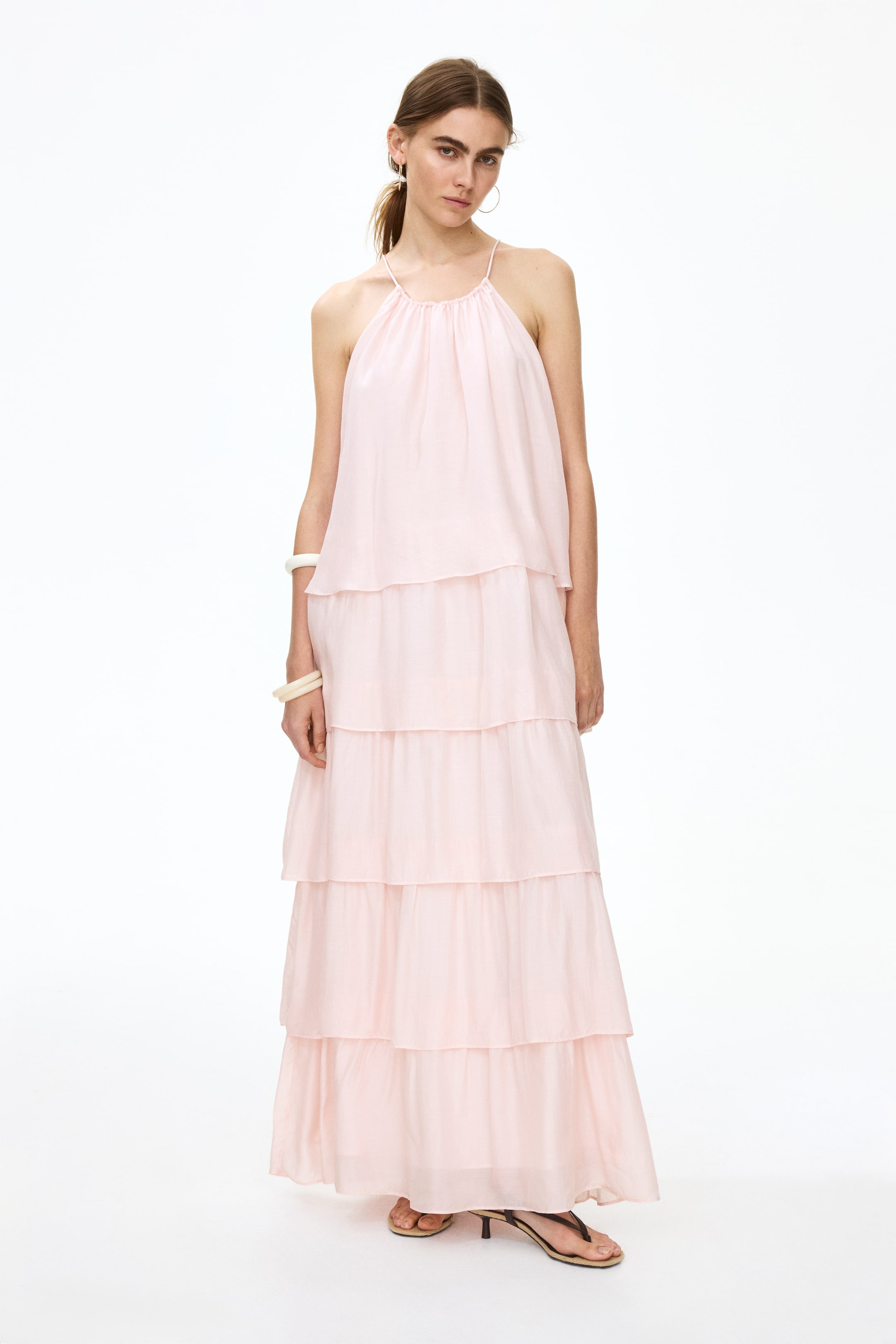 Tiered Strappy Dress