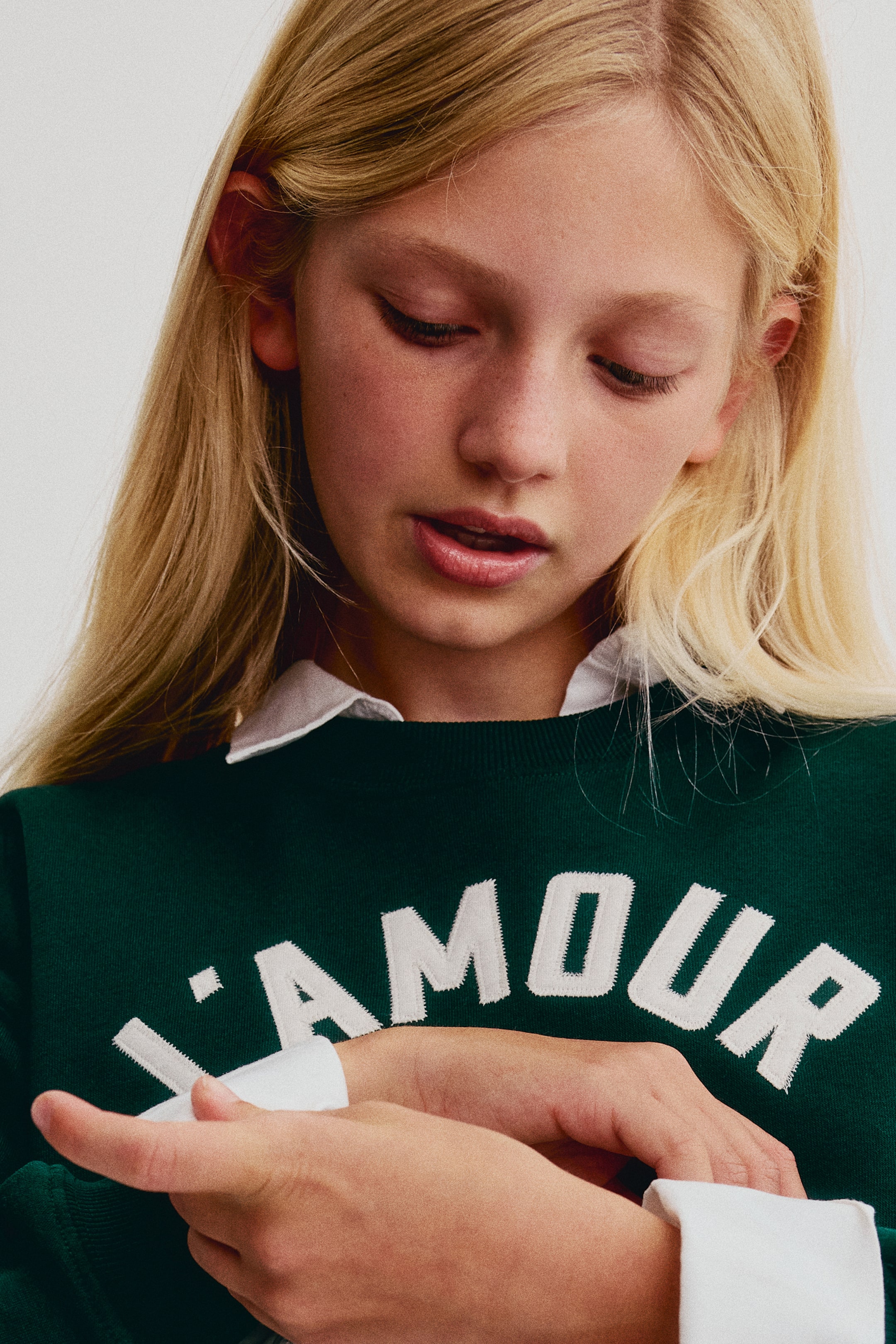 Детские худи H&M Brushed-Inside Sweatshirt — фото 4