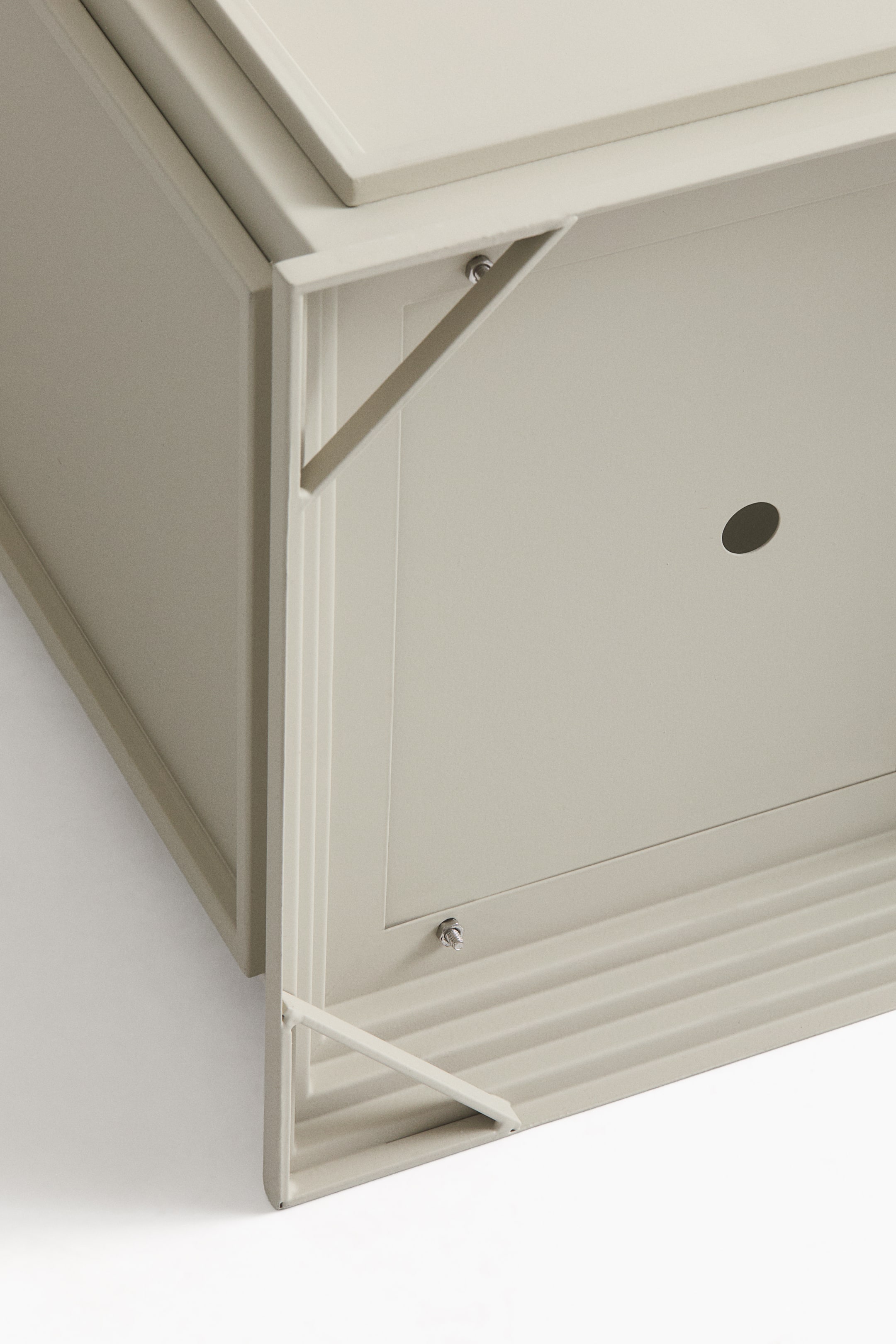 Tall Plant Pot in Metal