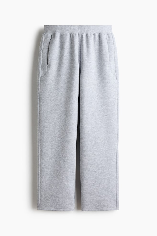 Loose-Fit Sports Joggers with DryMove™ - Light gray melange/Black/Dark coffee/Light taupe - 1