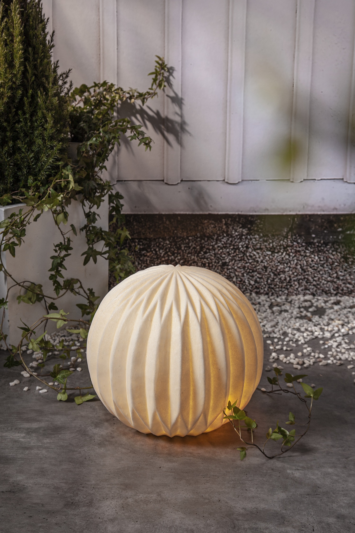 Décoration D’extérieur Sandy 26,5 Cm - Blanche