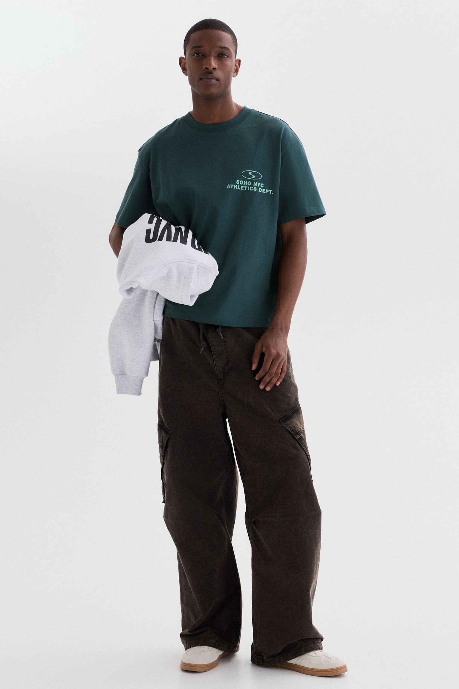Loose Fit Printed T-shirt - Dark teal/Soho NYC/White/New York City/Dark blue/New York City/Light grey marl/Newport/White/SoHo/Black/Golden Sunset/Dark grey/Sports Archives 08/Burgundy/Athletics/Beige/Run Wild - 5