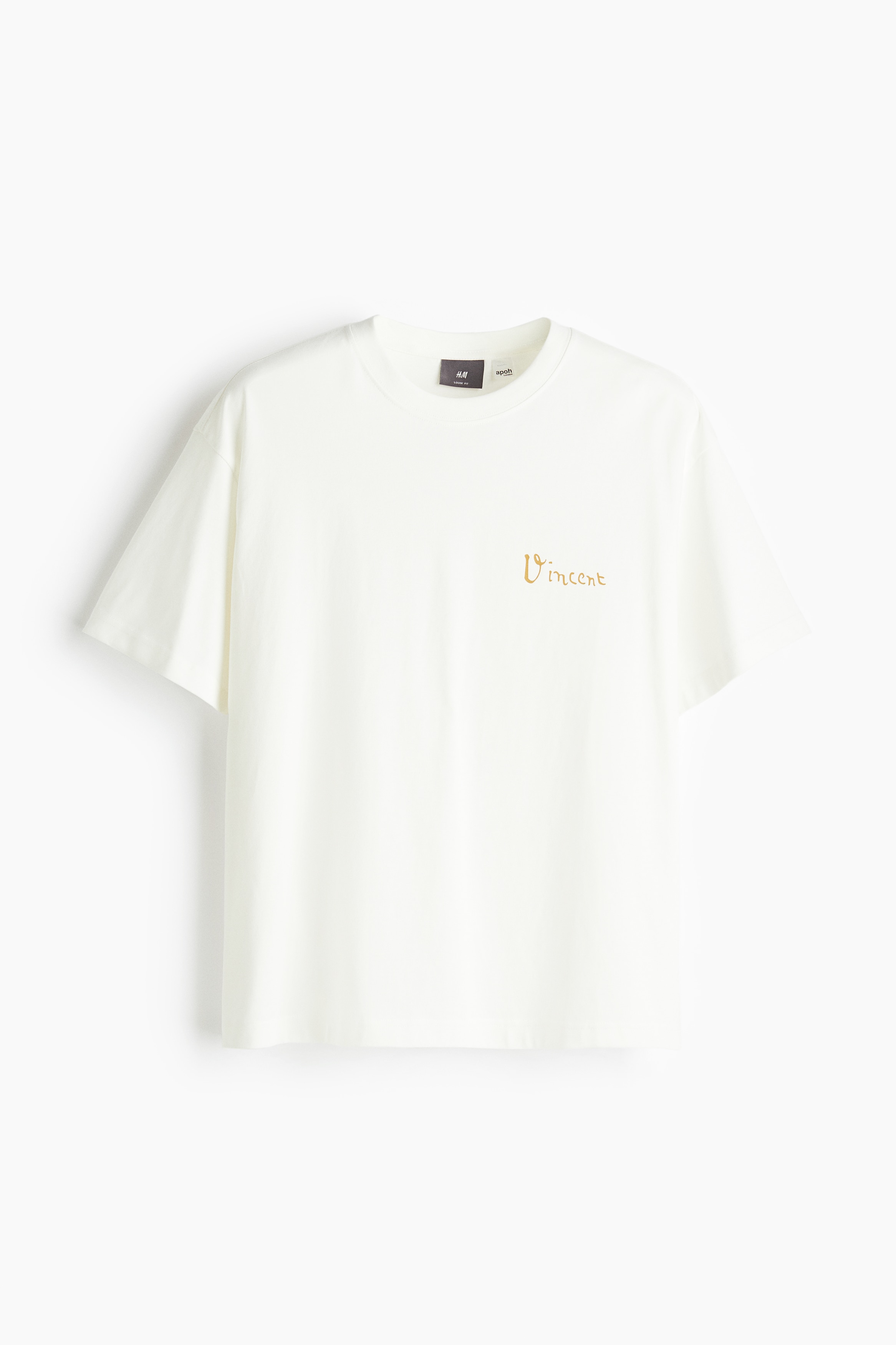 ルーズフィット プリントTシャツ - ホワイト／Vincent van Gogh/グリーン／スヌーピー