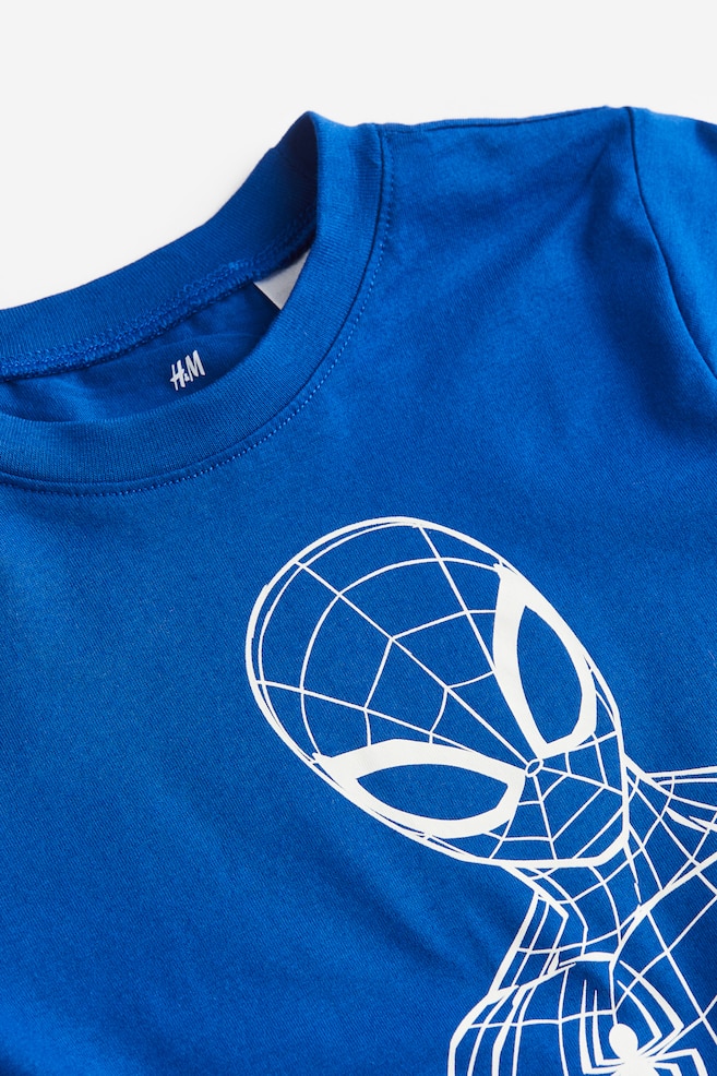 T-shirt imprimé avec manches longues - Bleu vif/Spider-Man - 2