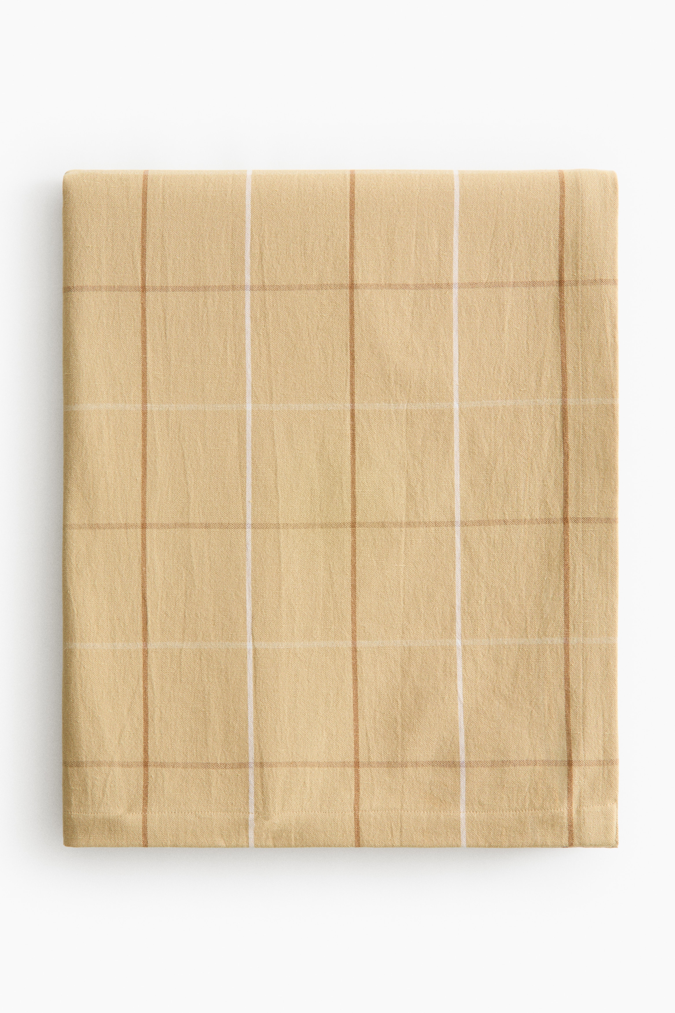 Nappe à motif en lin mélangéModèle