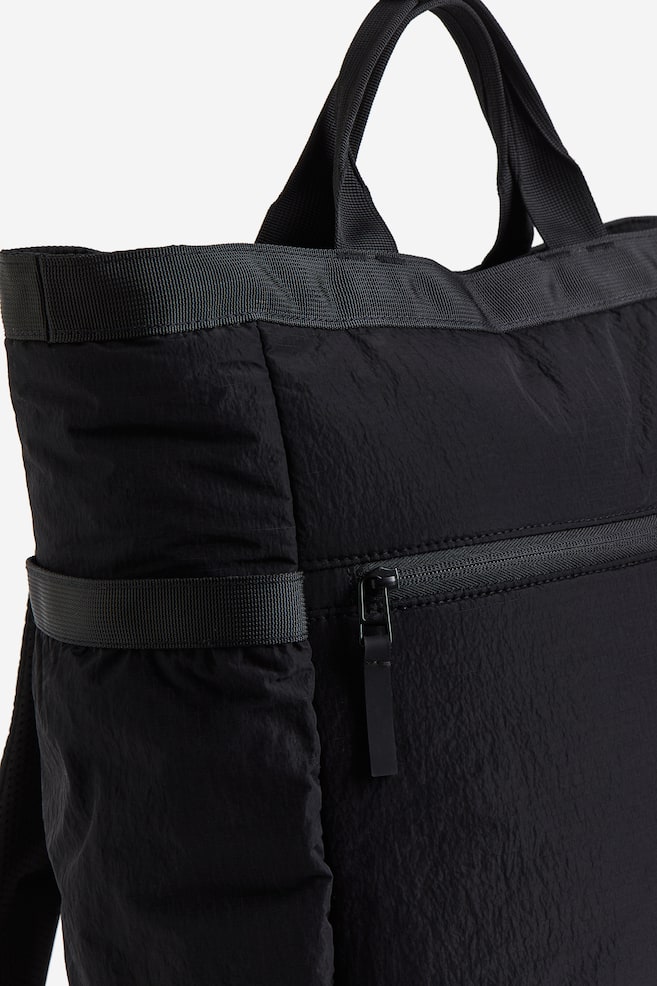 Water-repellent sports backpack - Black/Beige - 2