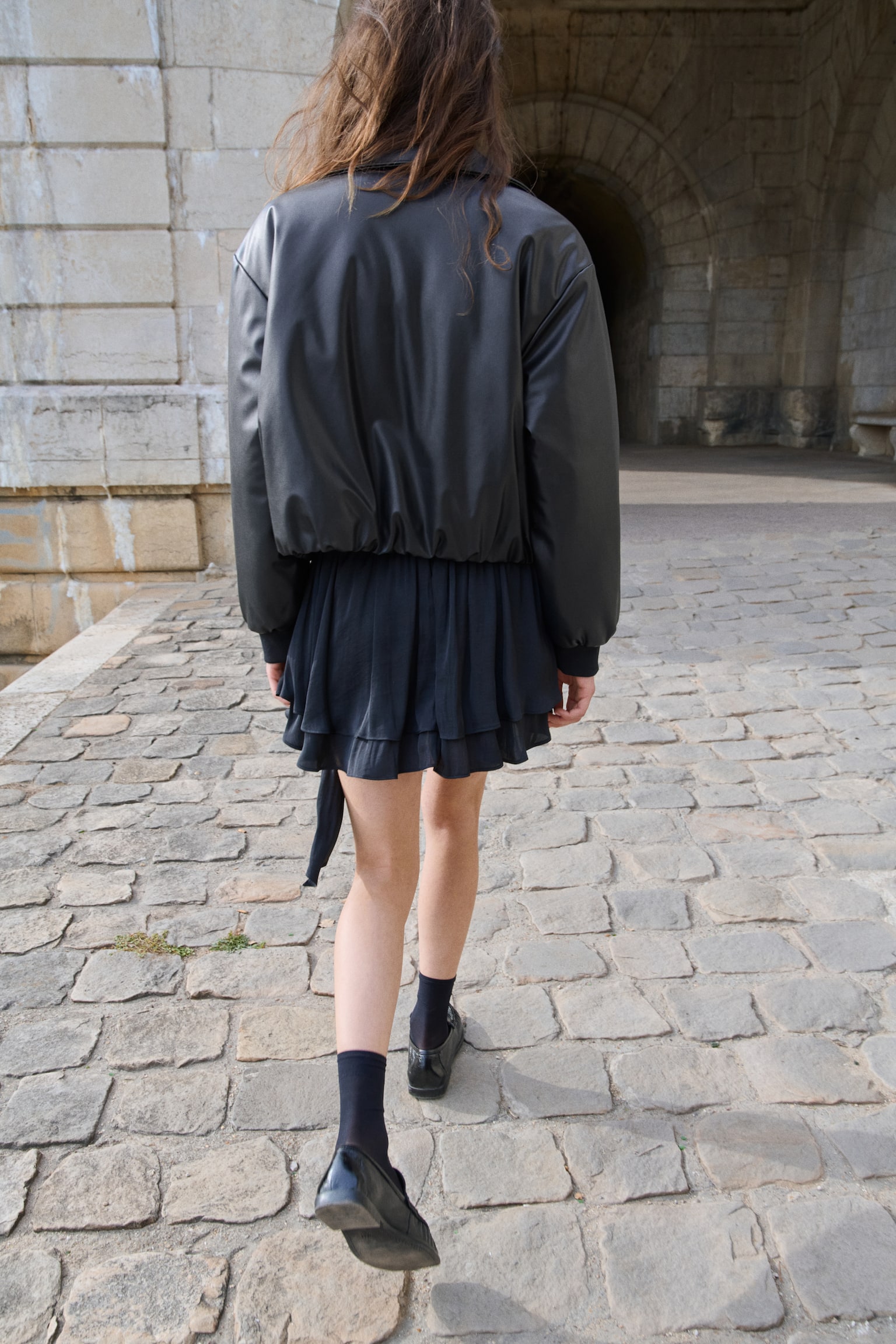 Bomber jacket - Black/Black - 4