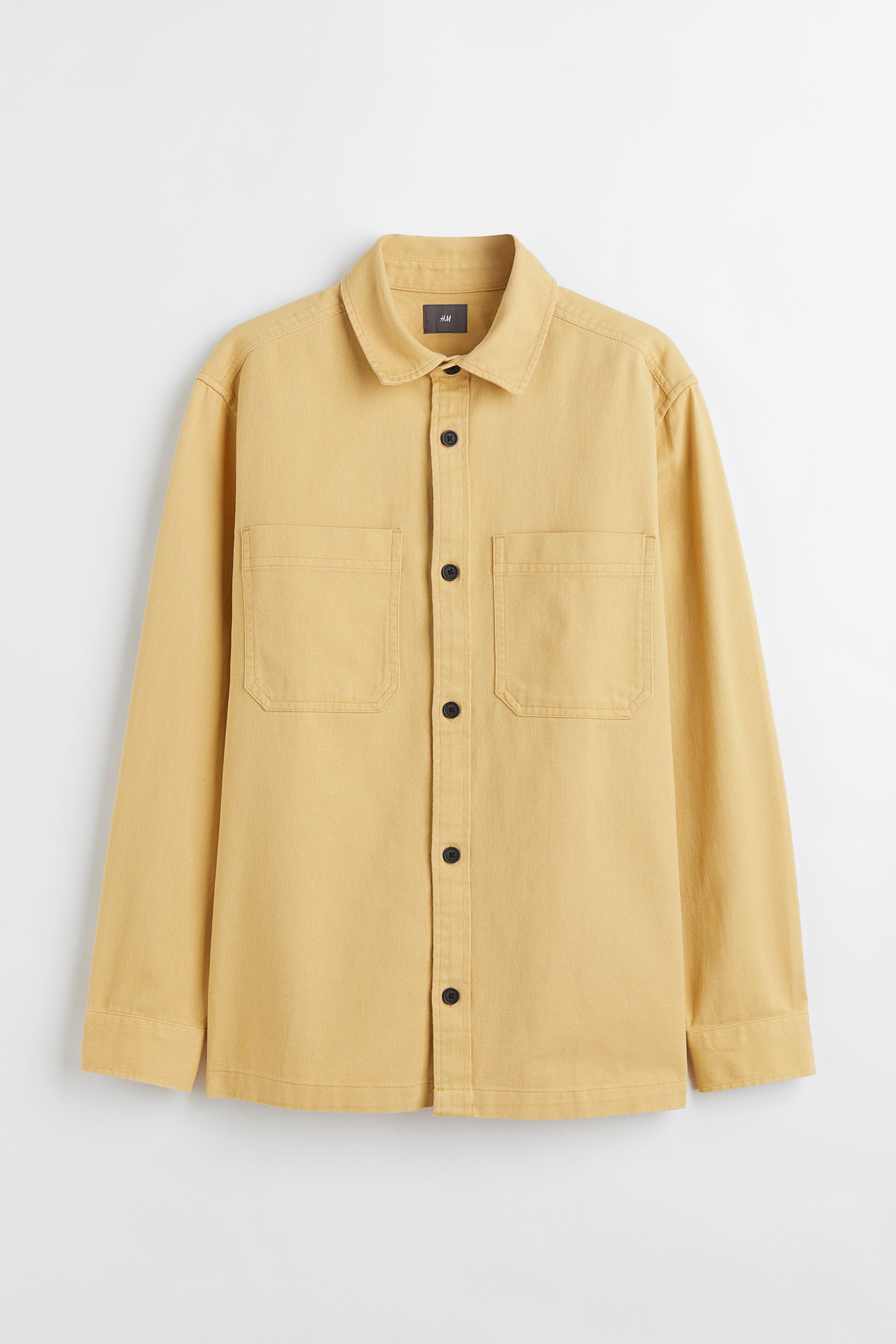 View larger image: Regular Fit Overshirt - Yellow - Men | H&M IN 1