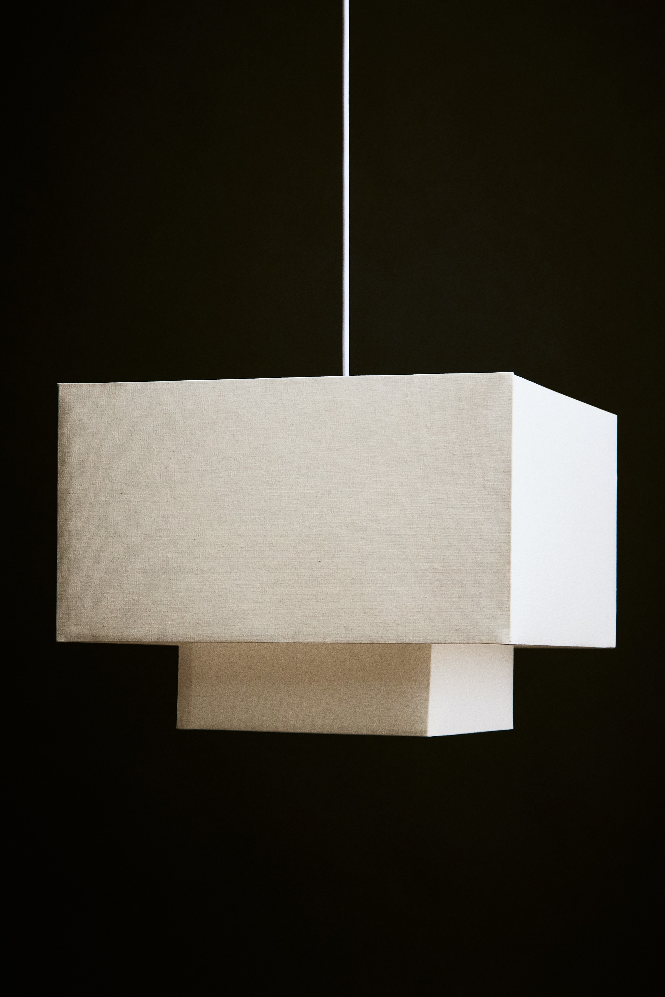 Geometrische hanglamp - Lichtbeige