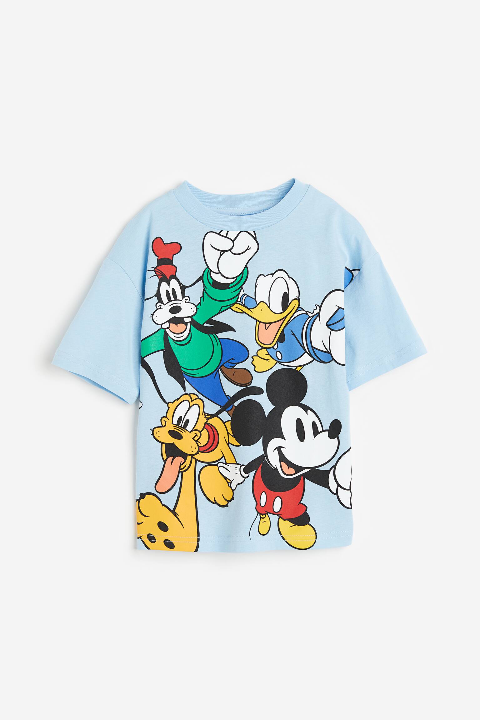 Oversized Print Tee - Light blue/Disney/White/Marvel Comics/Light blue/Spider-Man/Light yellow/Bluey/Light green/Jurassic World/Dark grey/Minecraft/Cream/Bluey/Blue/Chip 'n Dale/Grey marle/Batwheels/White/Paddington Bear/White/Stumble Guys/White/Spider-Man/Beige/Jurassic World/Blue/Lilo & Stitch/Dark grey/Cars/Light orange/Sesame Street/Grey/Sonic the Hedgehog/Light yellow/the Hulk/White/DC Comics/Light grey/TMNT - 1