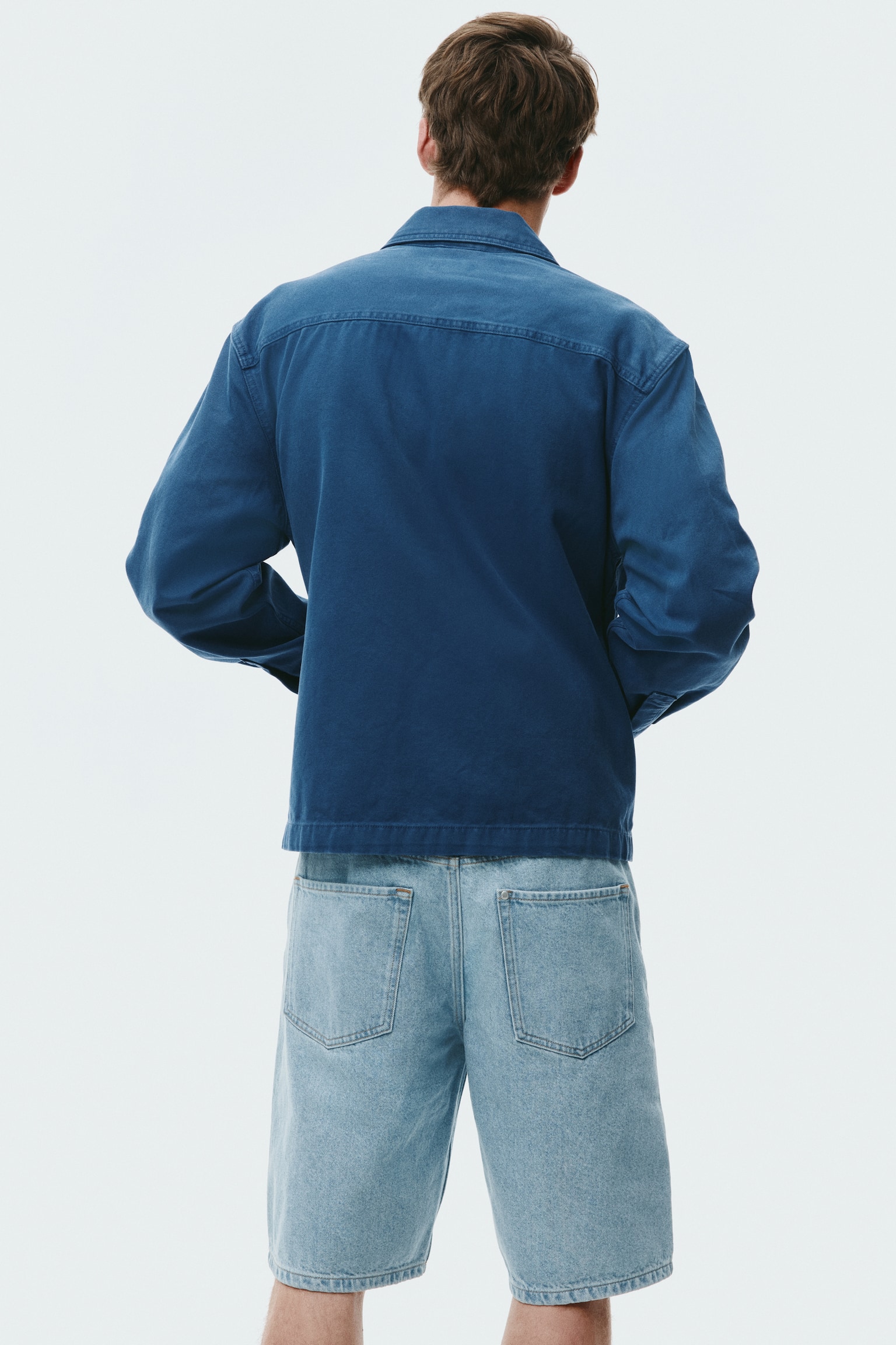 Relaxed Fit Denim shorts - Light denim blue/Denim blue/Denim grey - 4