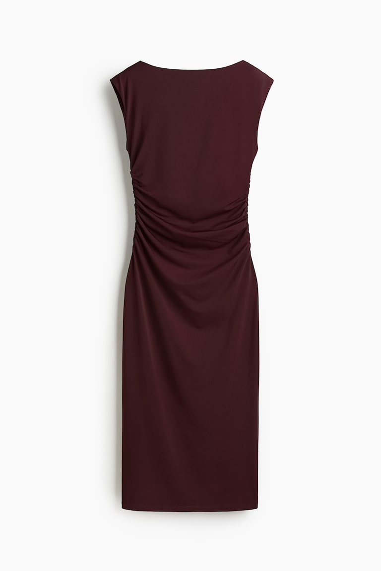 cap sleeve bodycon dress h&m H&M bodycon cap sleeve red dress Size S
