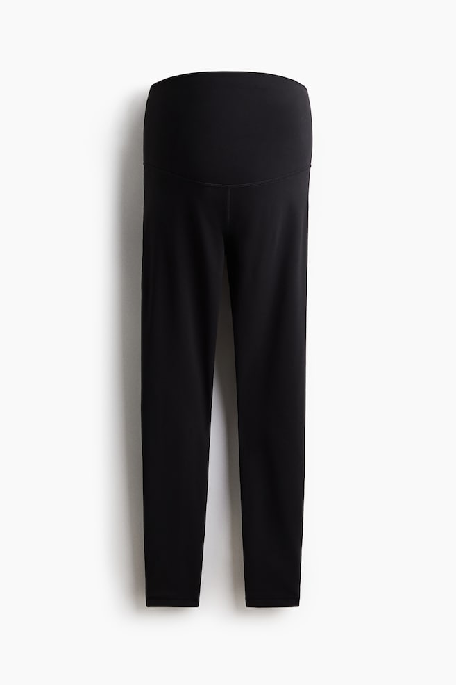 MAMA Warm sports leggings with SoftMove™ - Black - 1