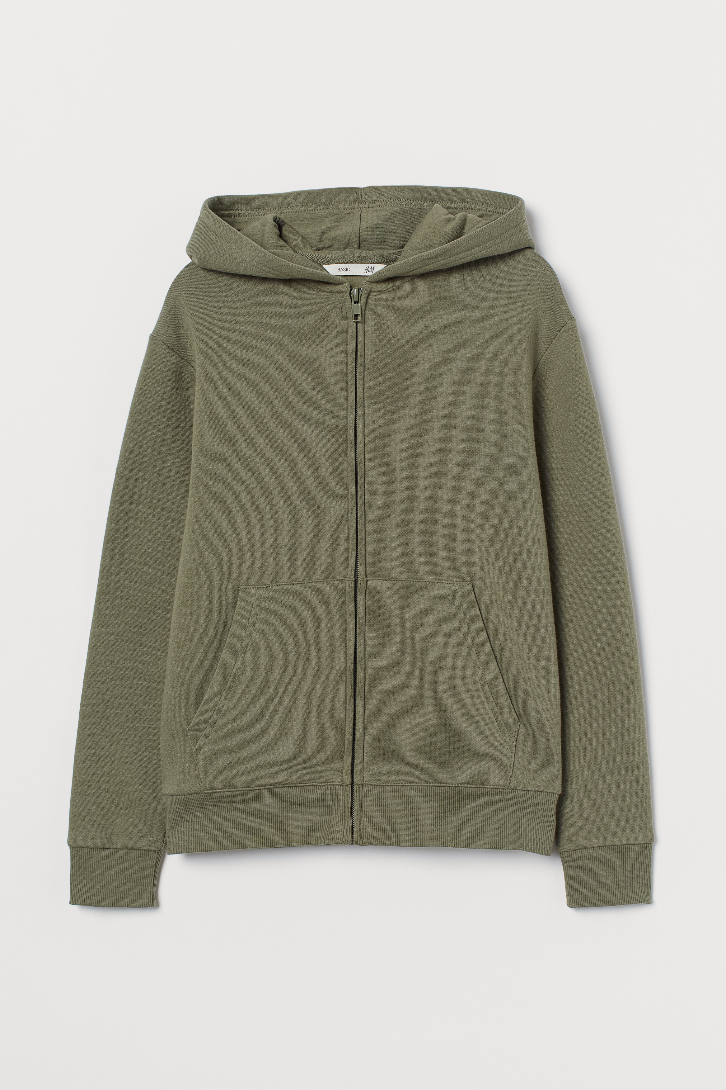 Zip-through hoodie - Black - Kids | H&M IN