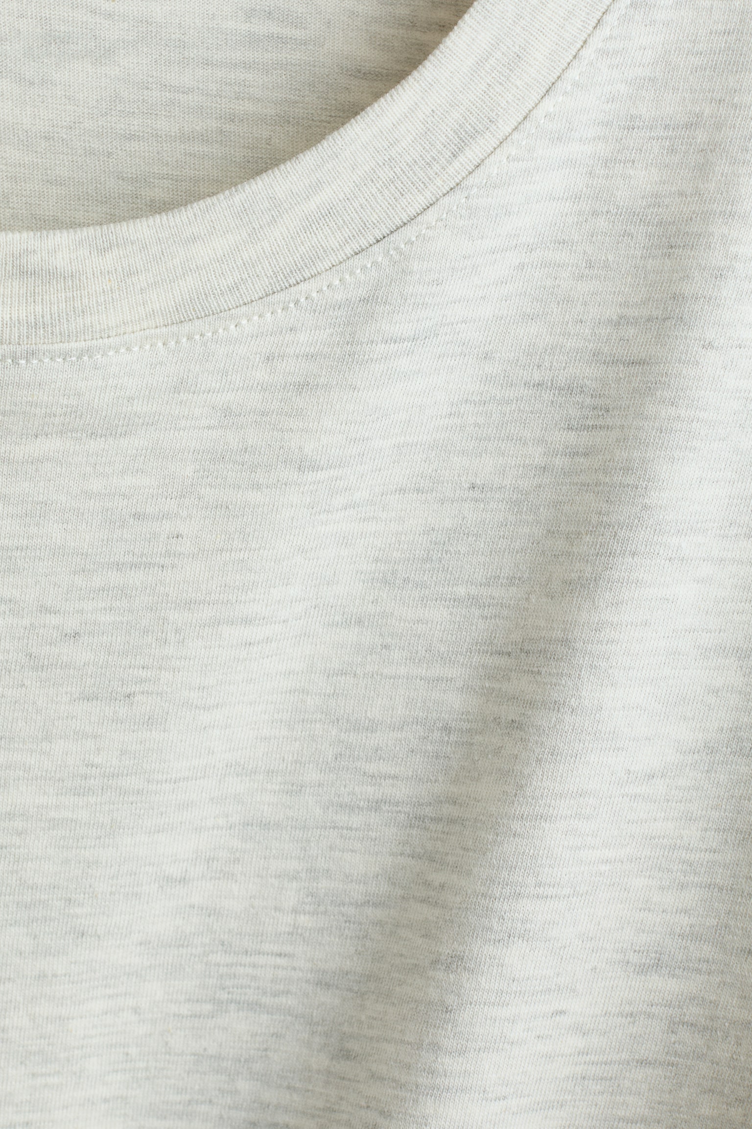 Cotton T-shirt - Light beige marl/White/Light dusty green/Black/Grey/Dusty green/Bright blue/Beige marl - 2
