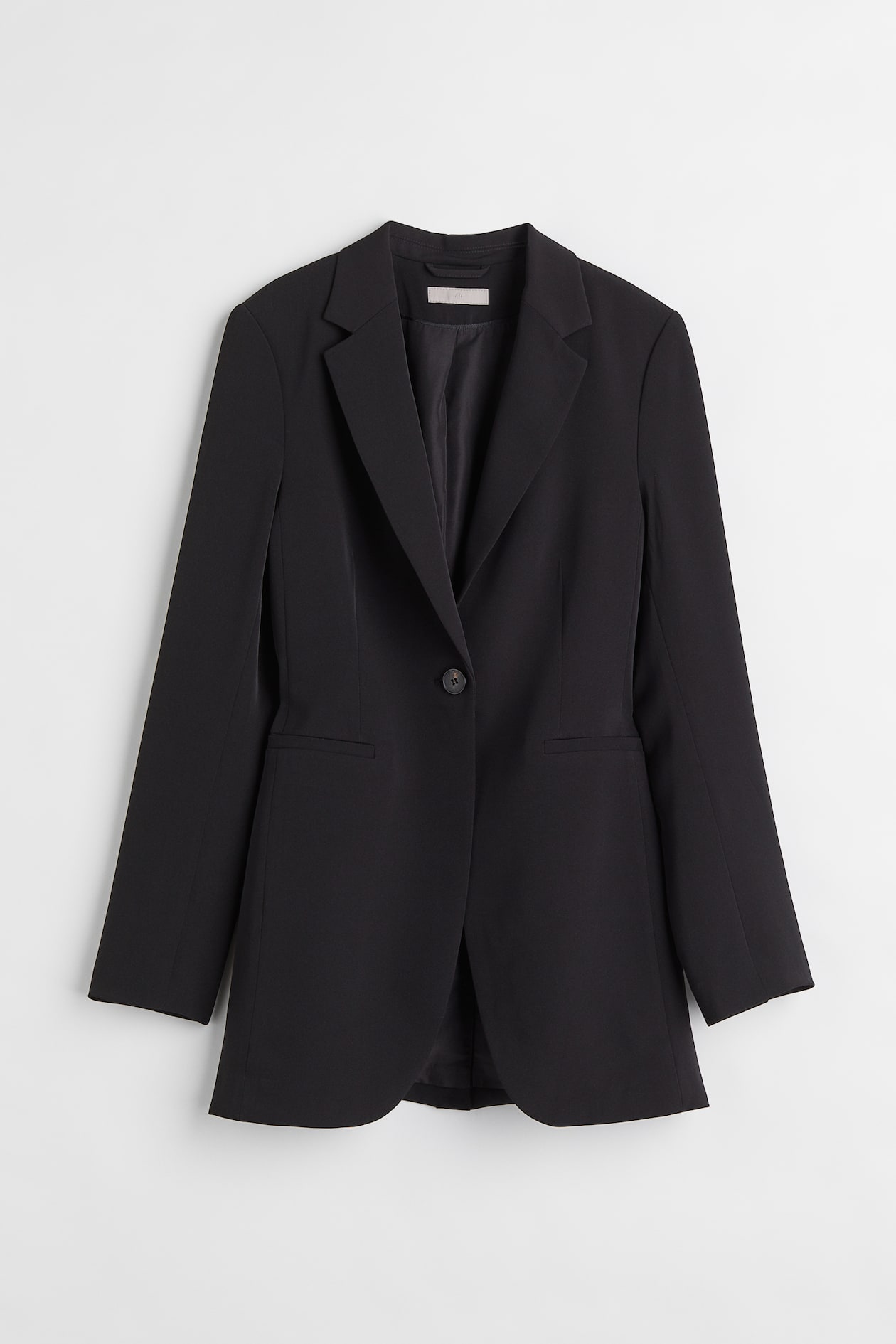 Long jacket - Long sleeve - Long - Black - Ladies | H&M GB