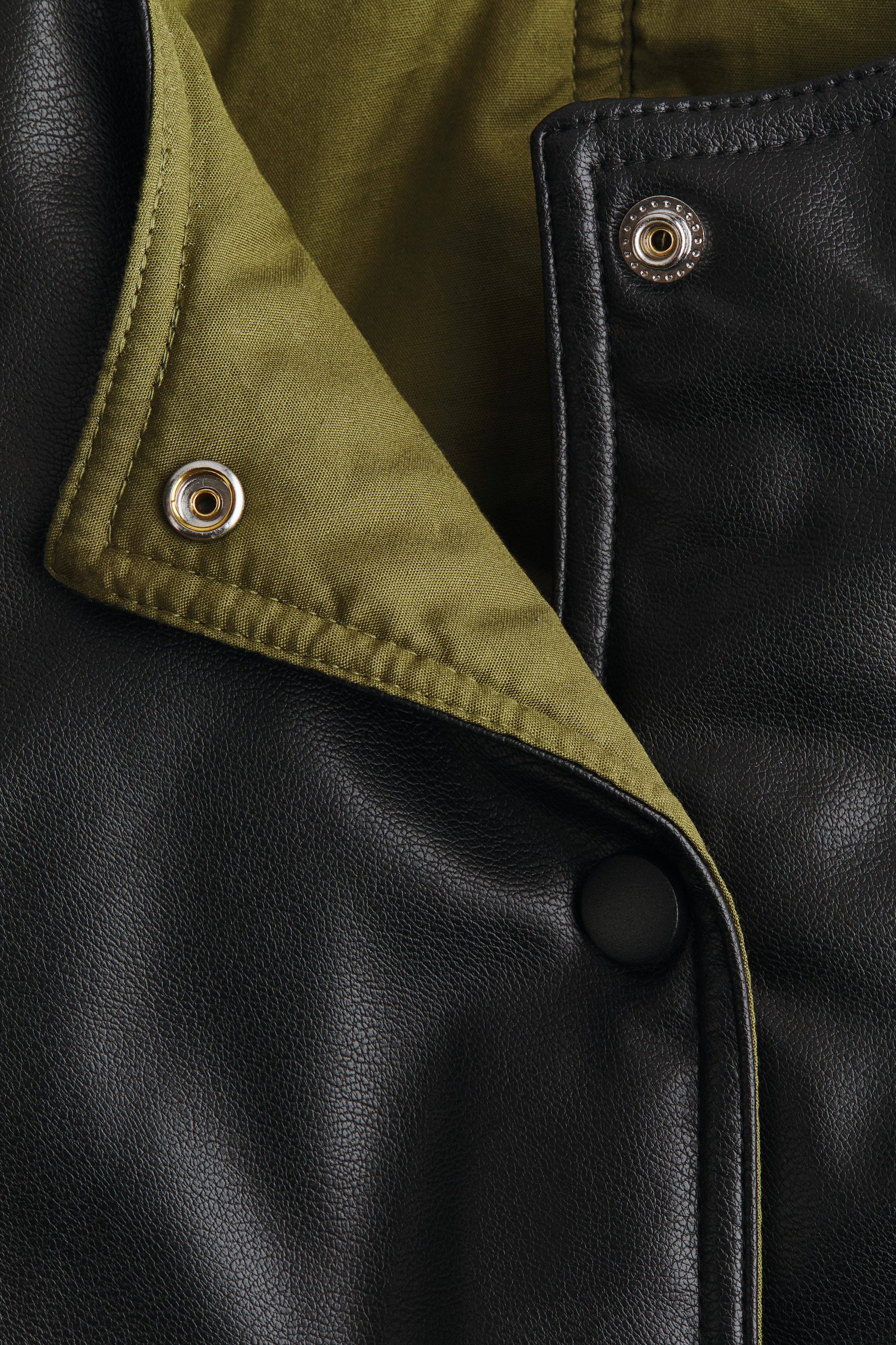 Ampliar la imagen: Reversible bomber jacket - Negro/Verde caqui oscuro - Ladies | H&M MX 7