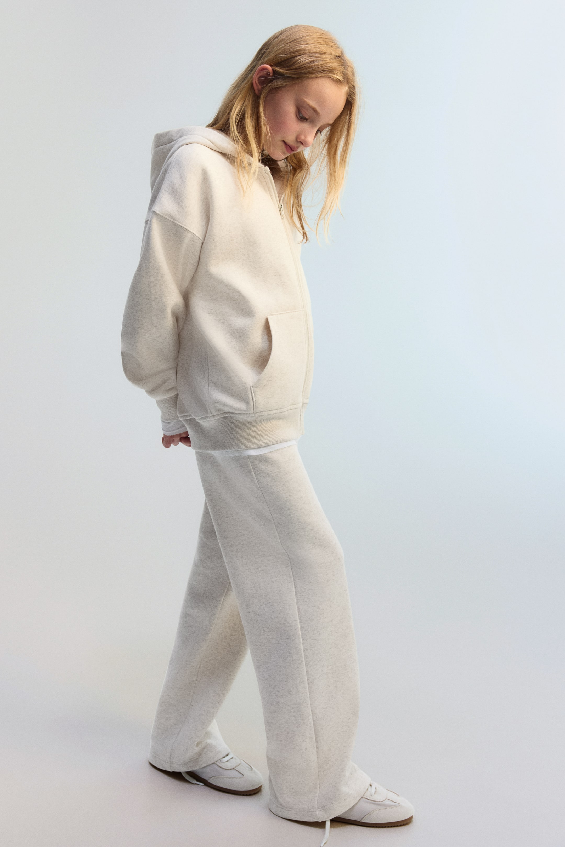 Brushed-Inside Cotton Joggers