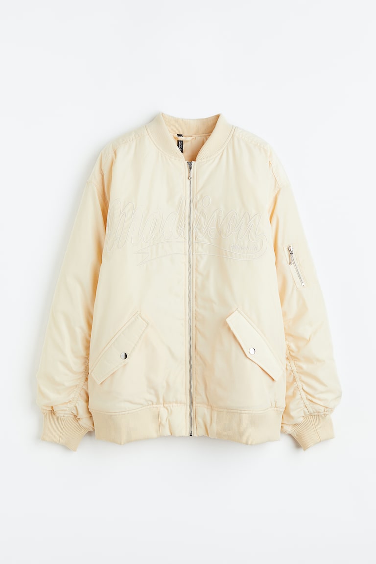 M&Catree Blouson Bomber Bouffant Surdimensionné Streetwear