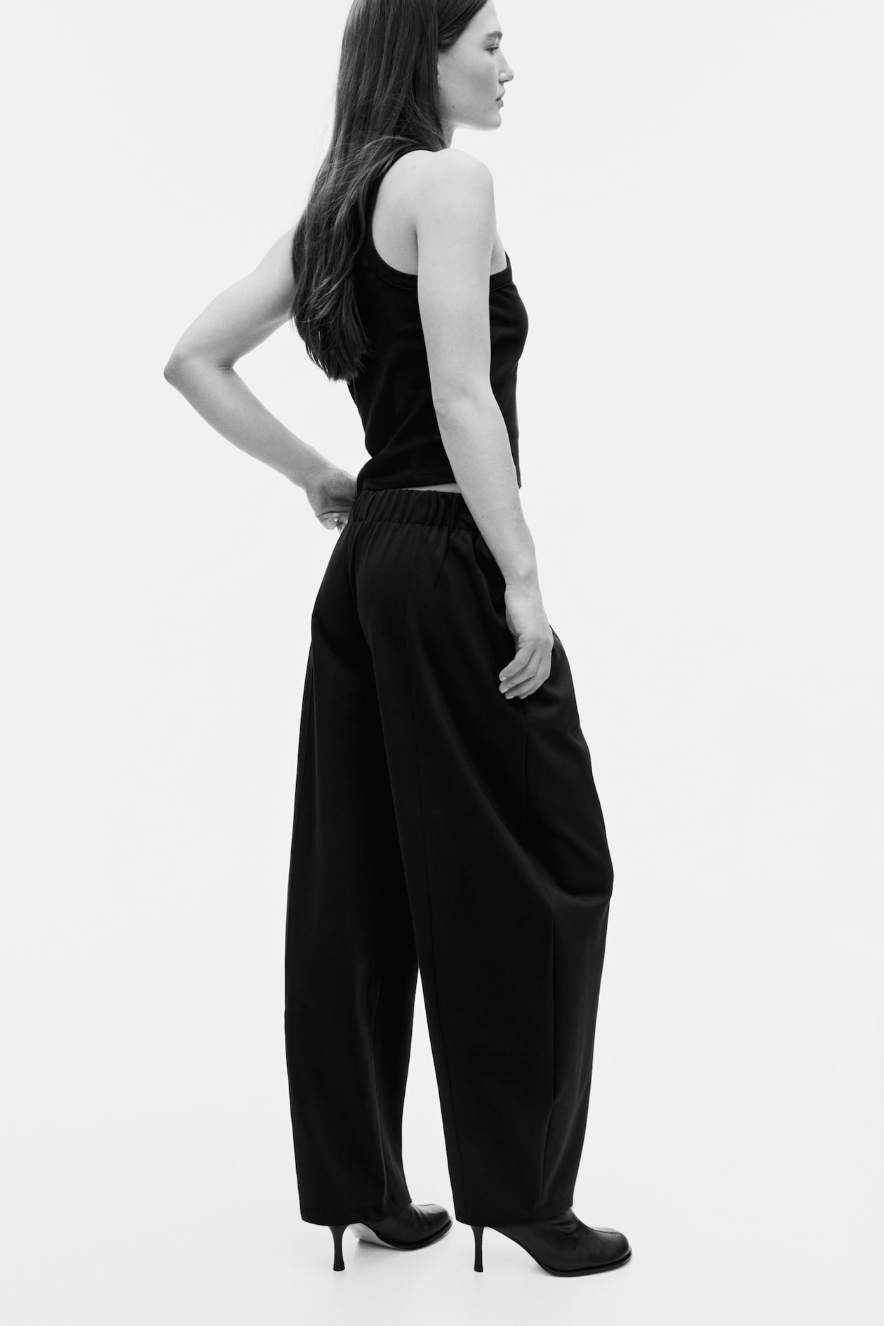 Barrel-Leg Ponte Pants - image 3