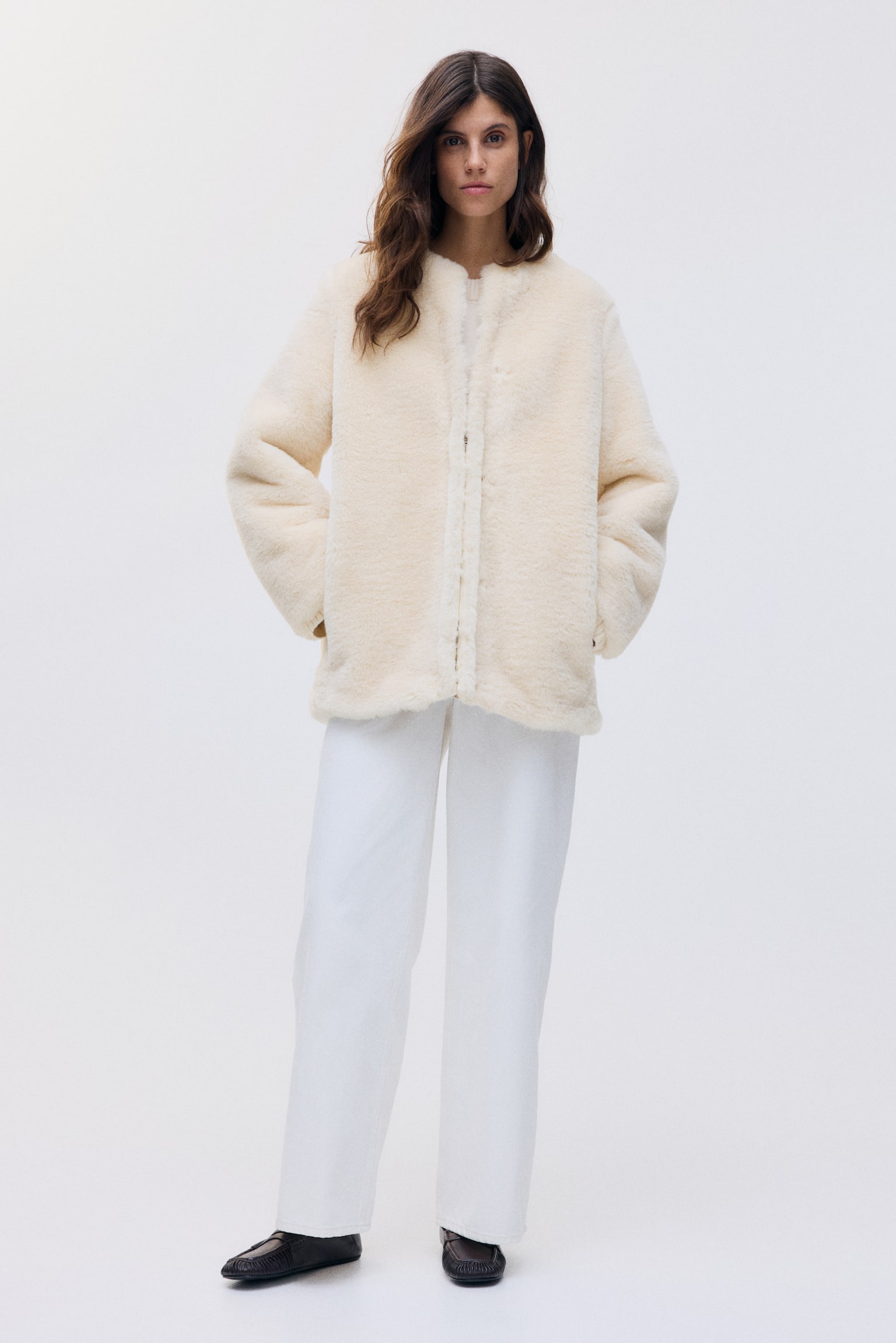 MAMA Before & After Babywearing jacket - Κρεμ/Σκούρο καφέ - 4