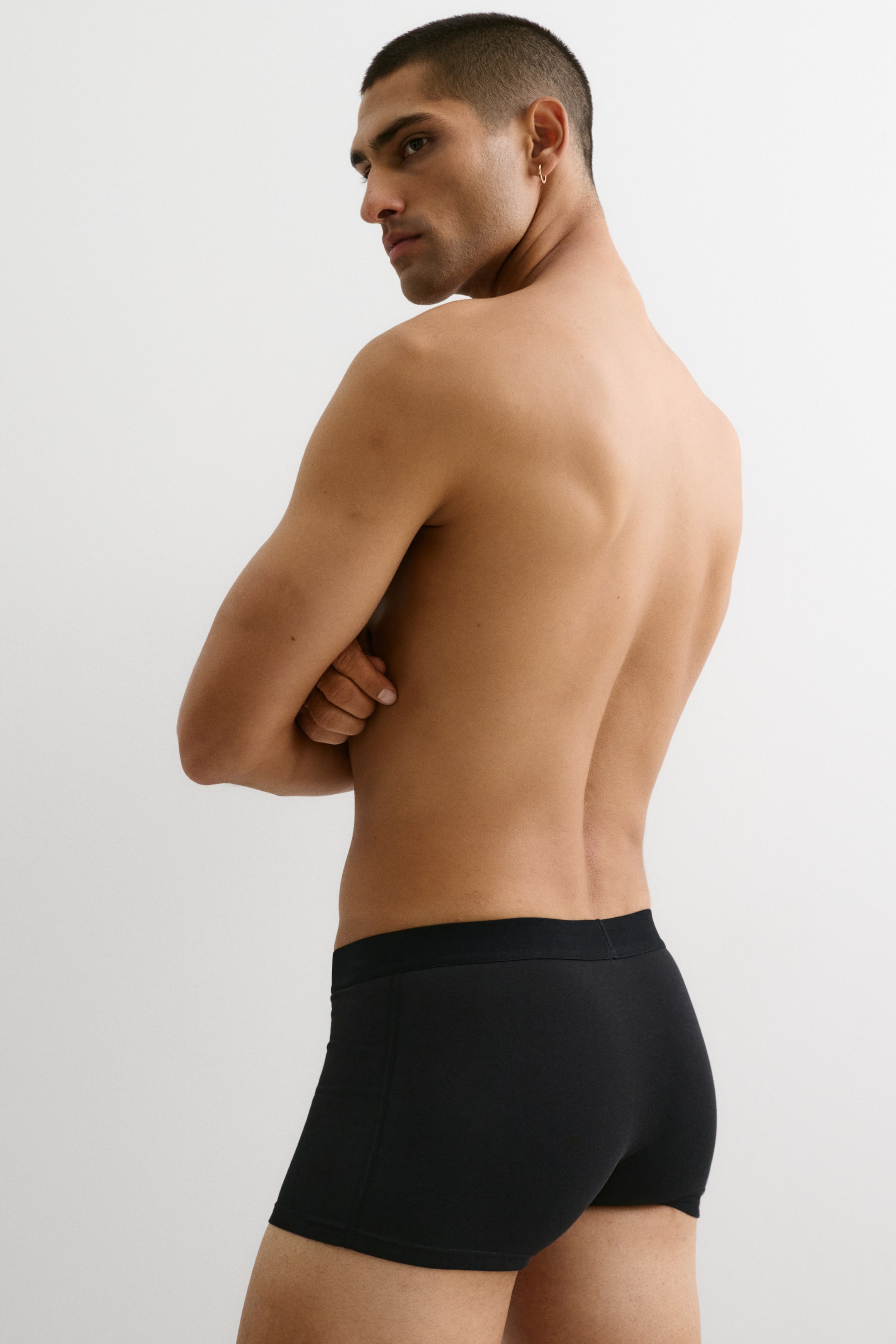 View larger image: 10-pack short trunks with Lycra® - Black - Men | H&M 2