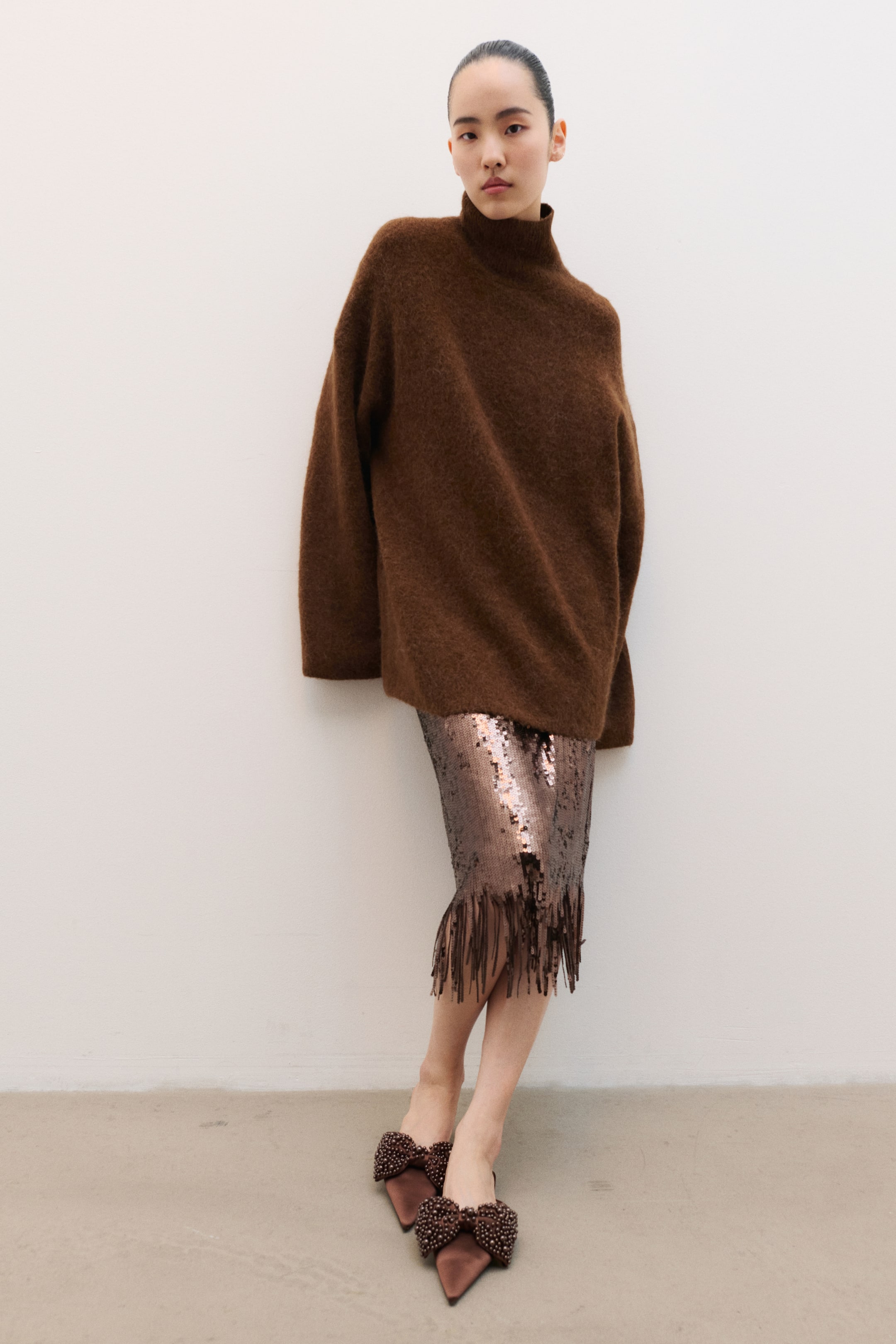 Größeres Bild anzeigen: Verzierte Mules - Braun - Ladies | H&M AT 3