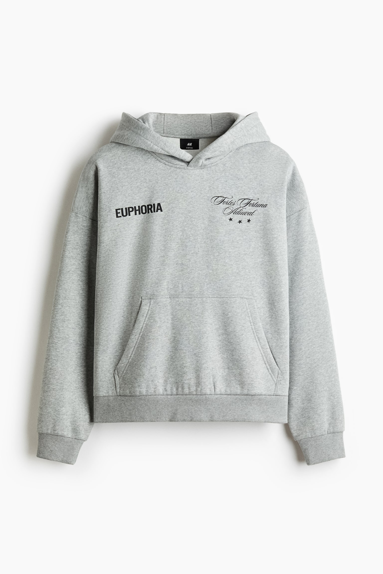 Loose Fit Hoodie - Grey marl/Euphoria/Black/Euphoria - 2
