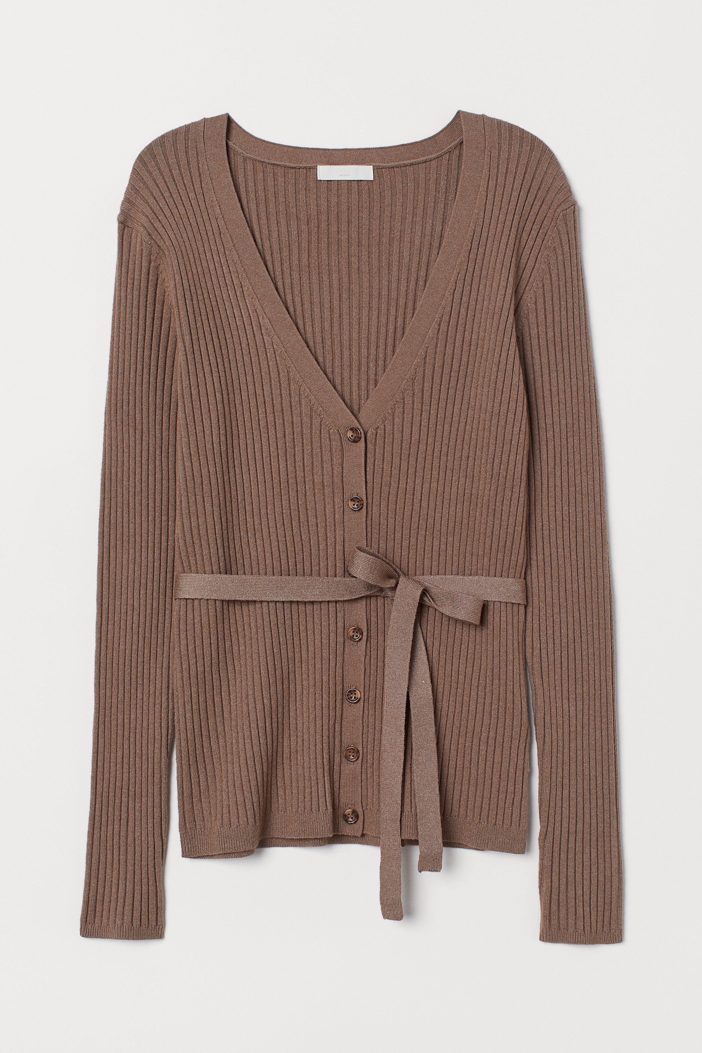 h&m greige cardigan