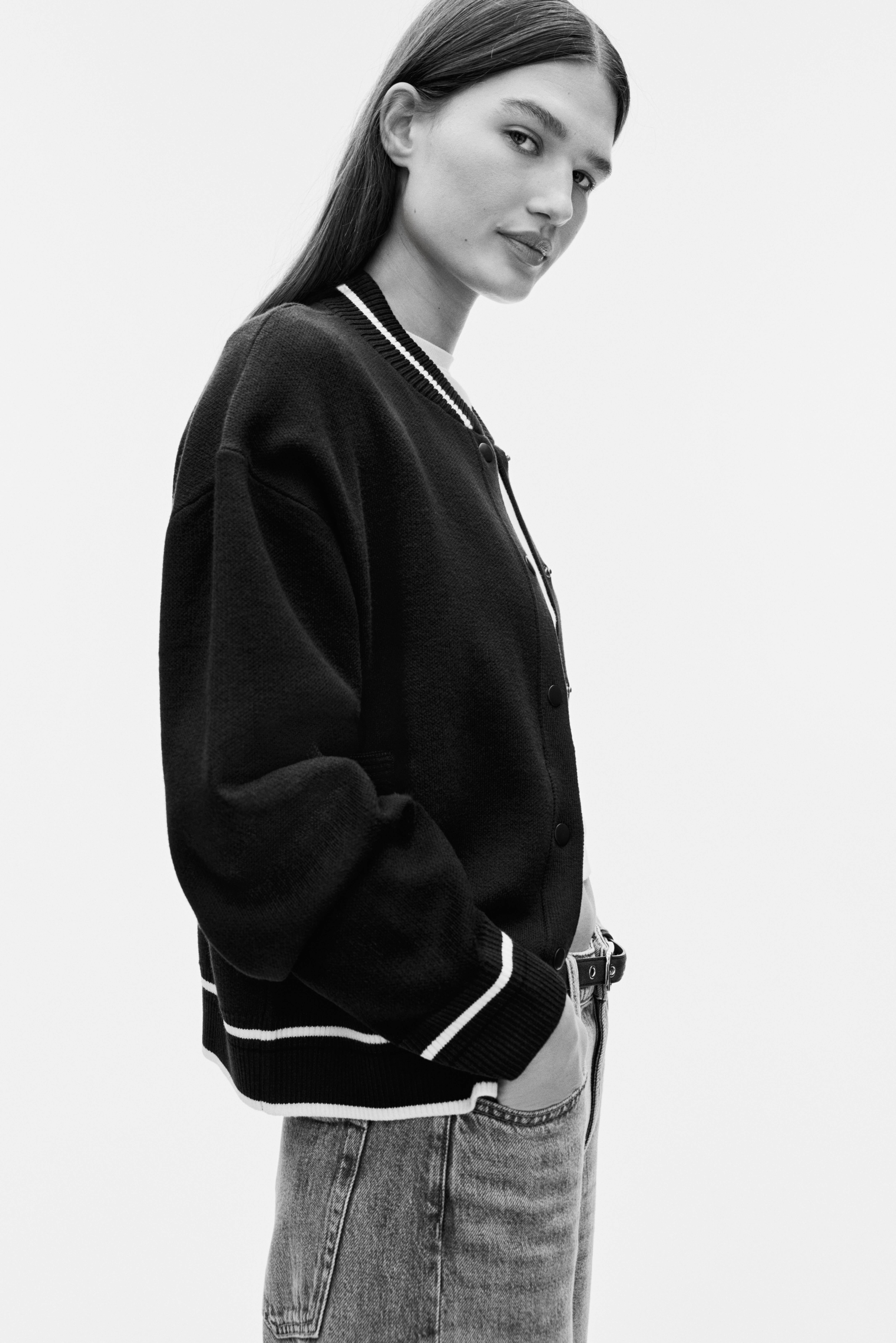 Blouson en tricot