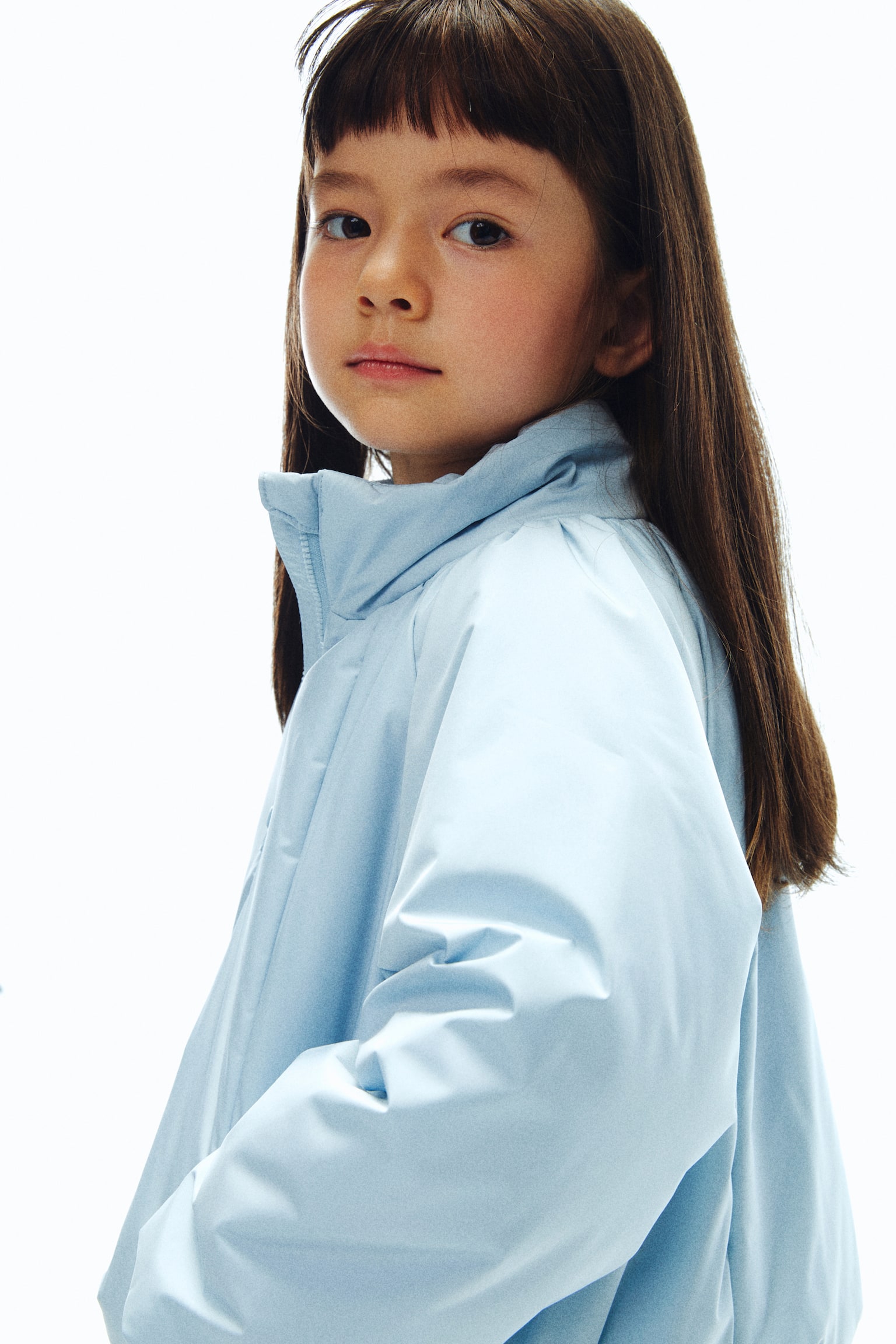 ボリュームパファージャケット - ライトブルー/ブラック - 5