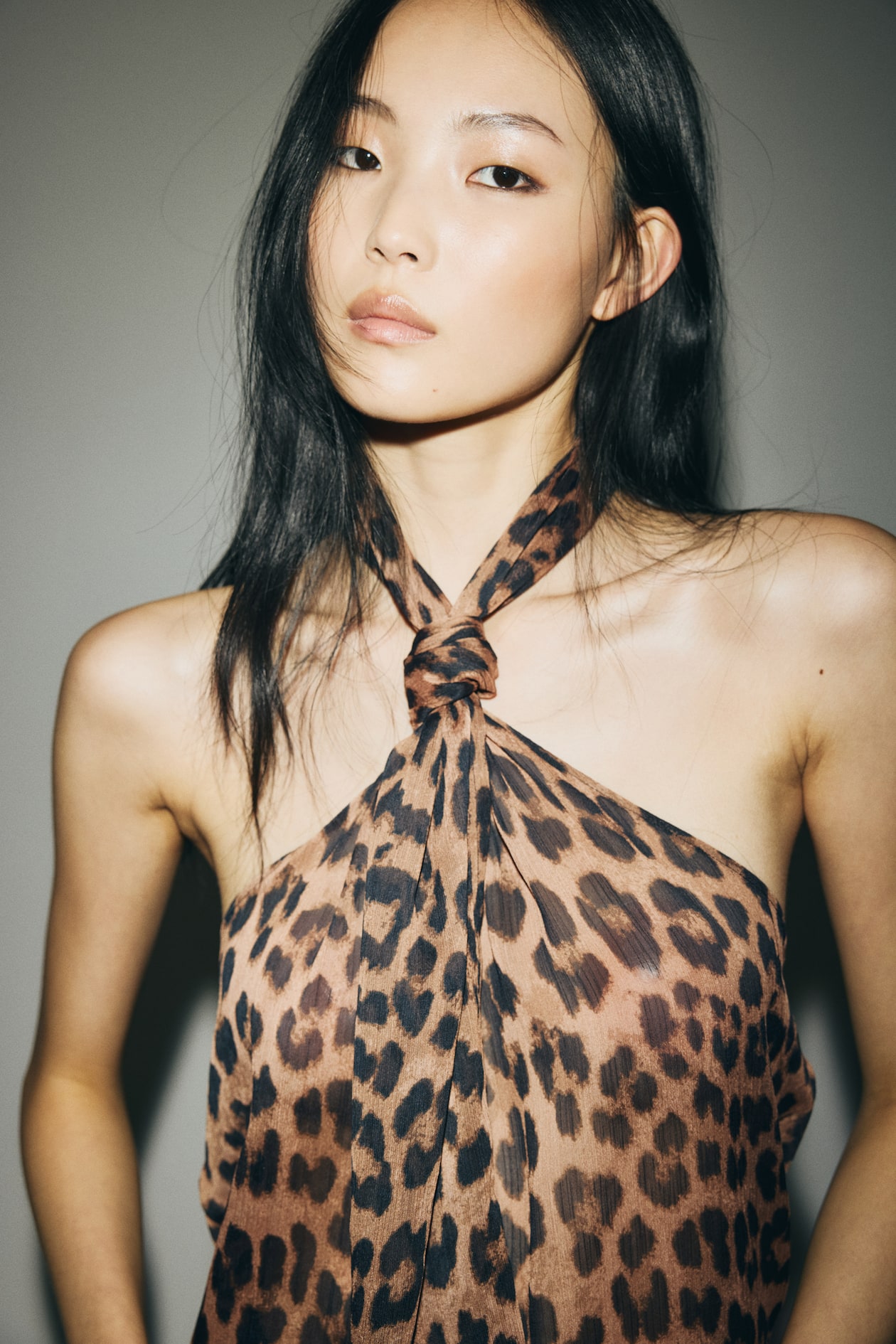 Halterneck Chiffon Top