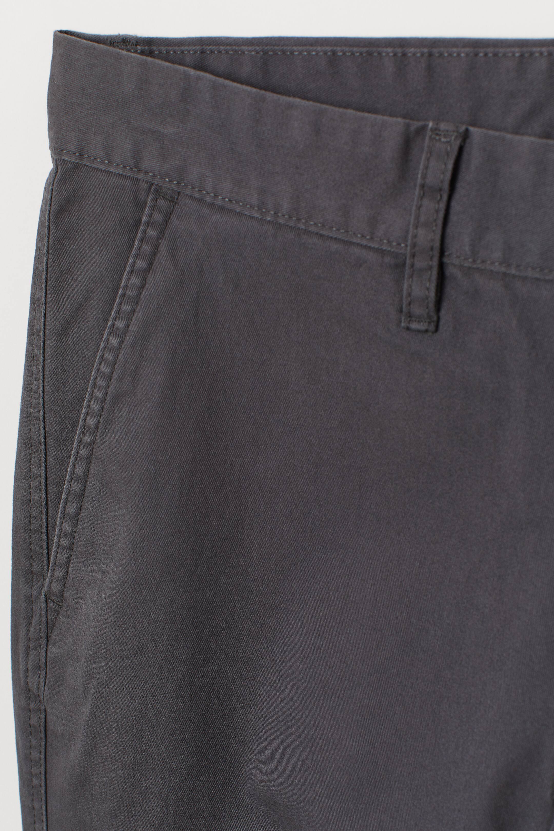 Agrandir l'image: Chino en coton Skinny Fit - Gris foncé - HOMME | H&M FR 2