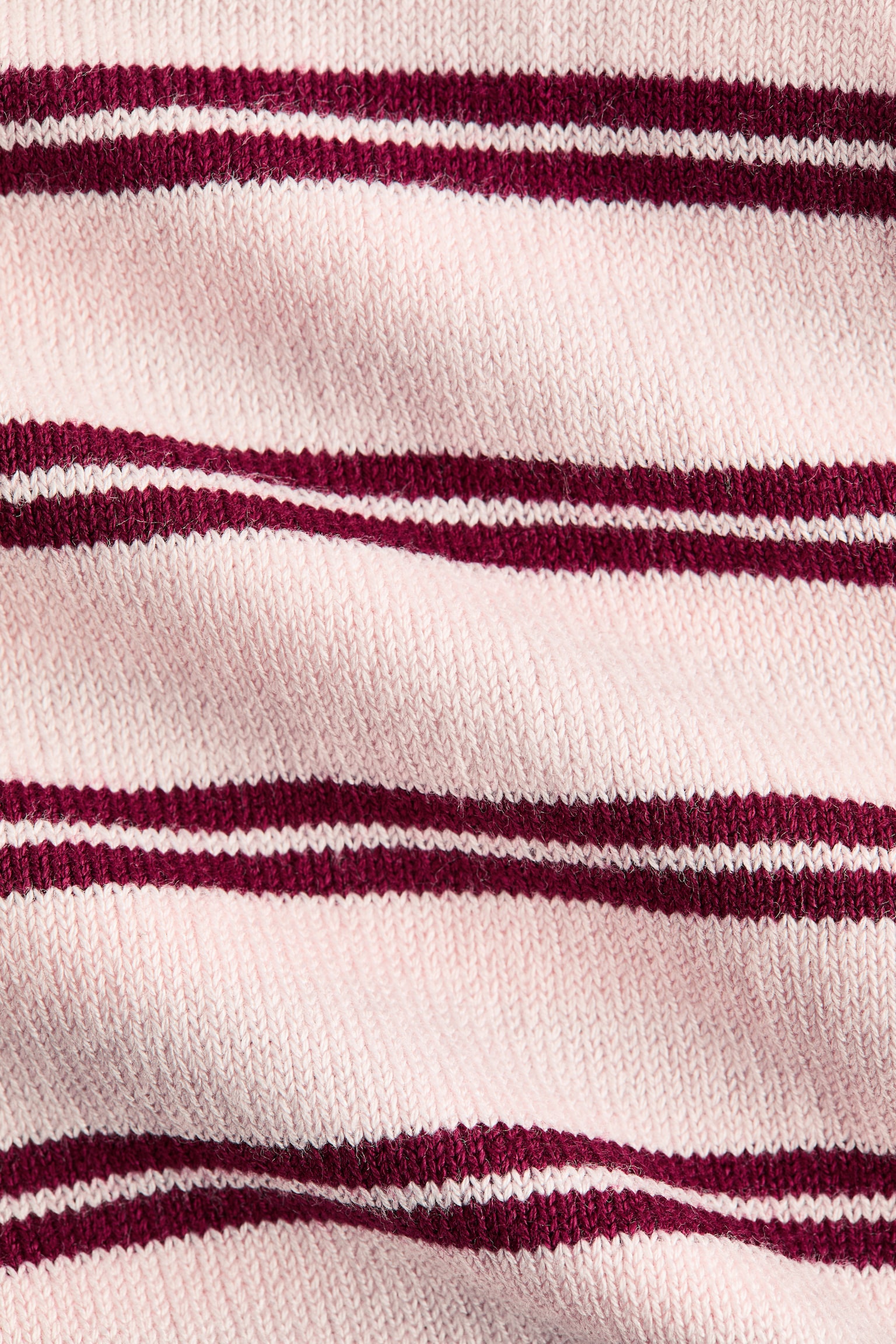Женский кардиган H&M Knit Viscose-Blend, цвет: Розовый / Полосатый — фото 5