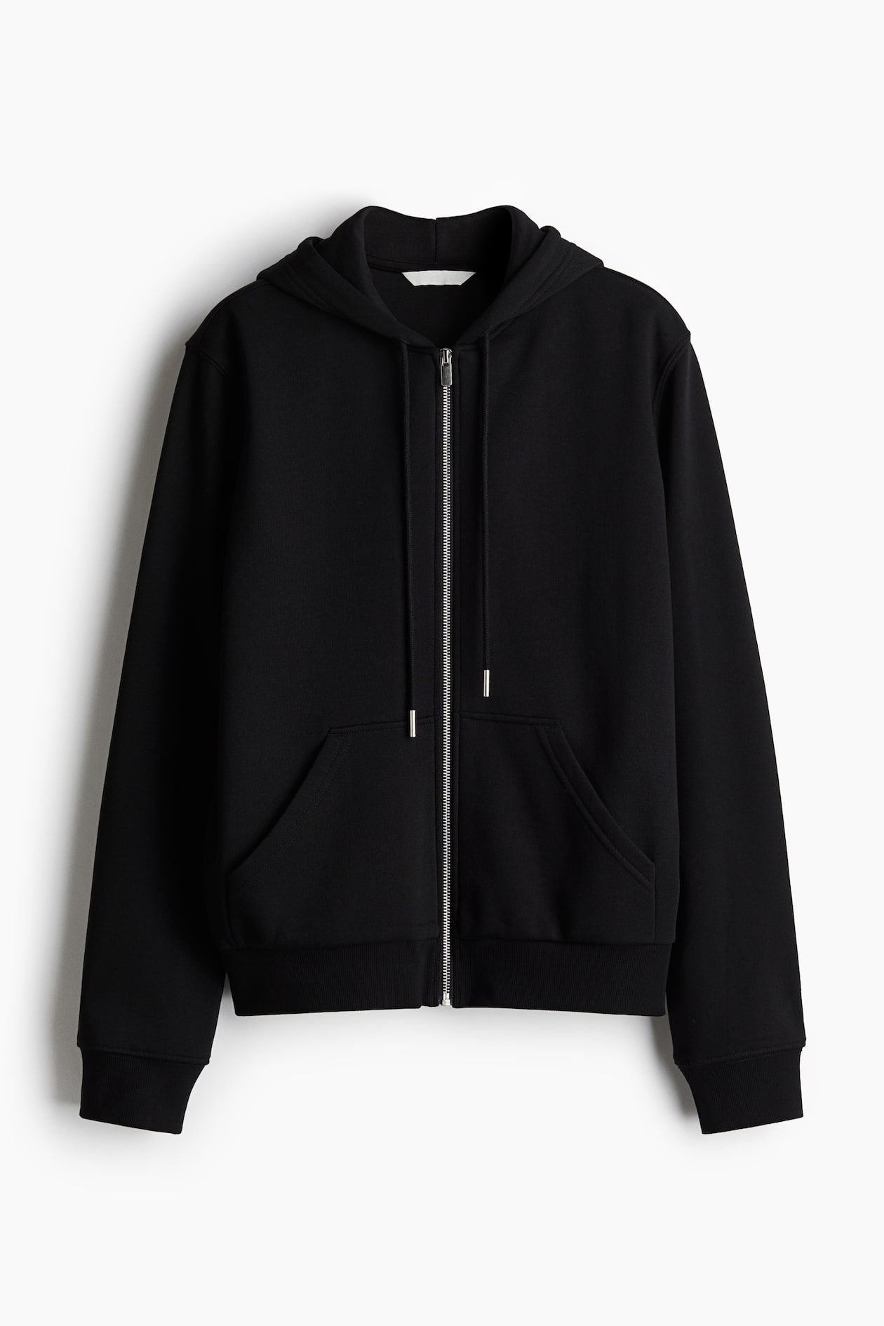 Zip-through hoodie Black Ladies H&M GB