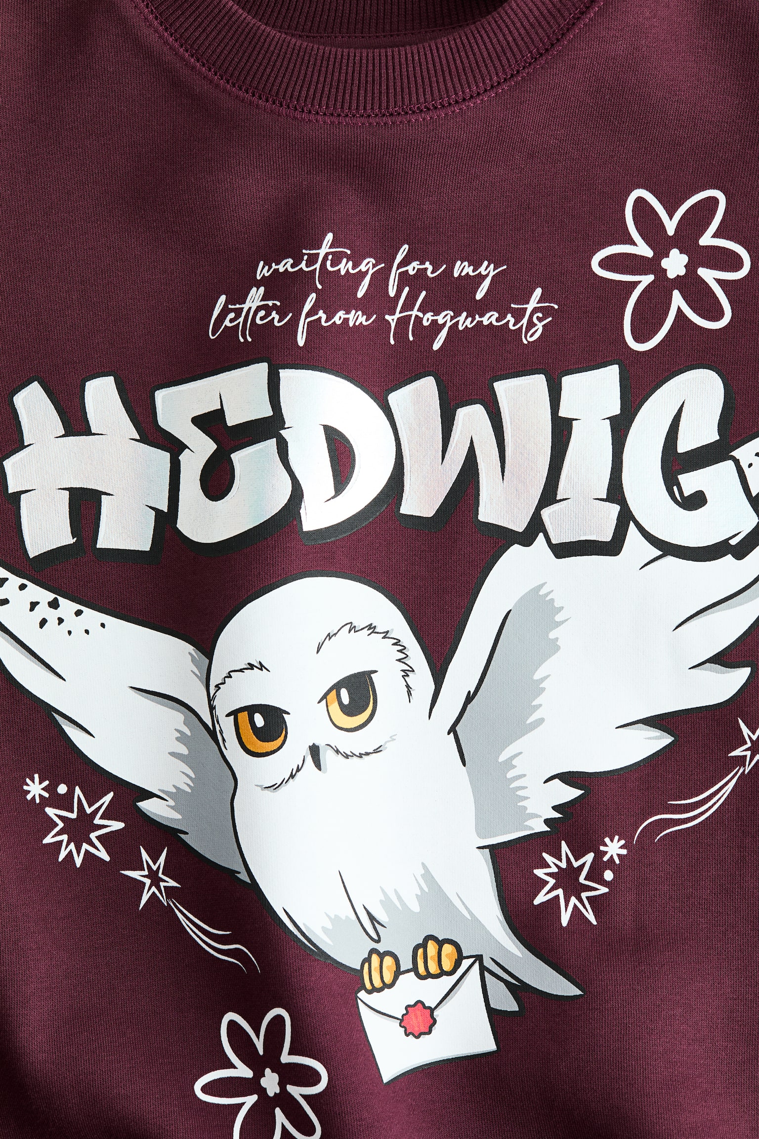 Oversized print-motif sweatshirt - Dark red/Harry Potter/Dusty turquoise/Snoopy/Grey/Squishmallows/Light blue/Cinnamoroll/Purple/SmileyWorld®/Blue/Lilo & Stitch/White/Lilo & Stitch/Cream/Kuromi/Dark grey/Kuromi/Light grey/Kuromi/Light pink/Kuromi - 2