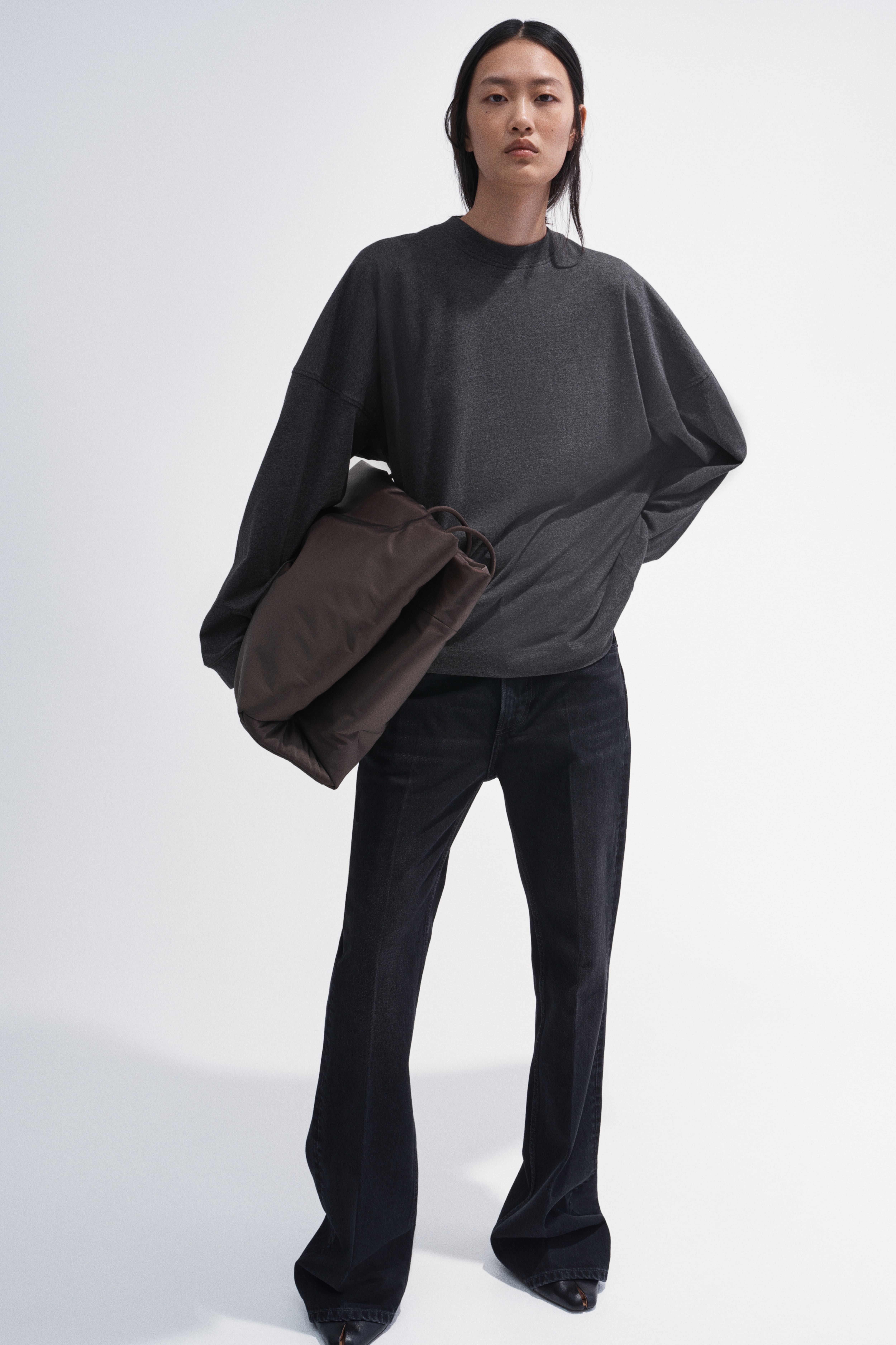 Long-Sleeved Cotton Top