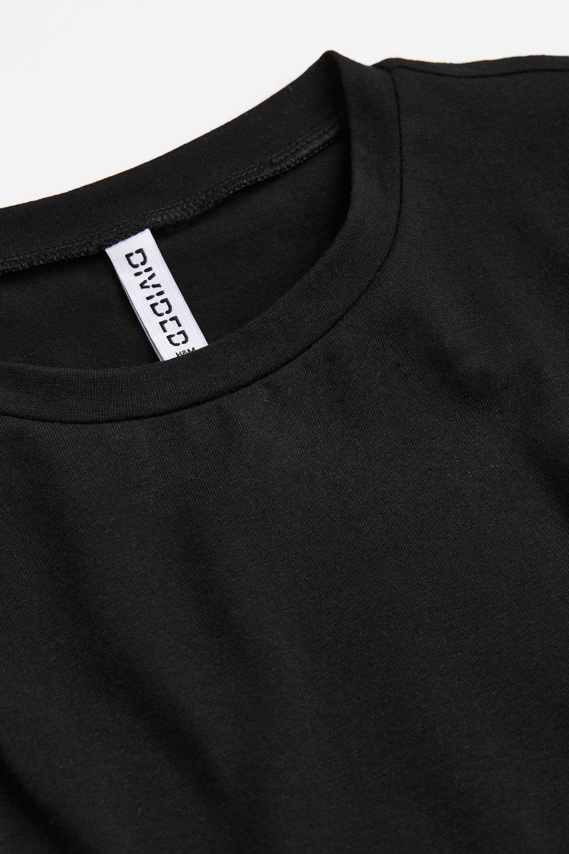 View larger image: Flared-skirt jersey dress - Black - Ladies | H&M IN 2