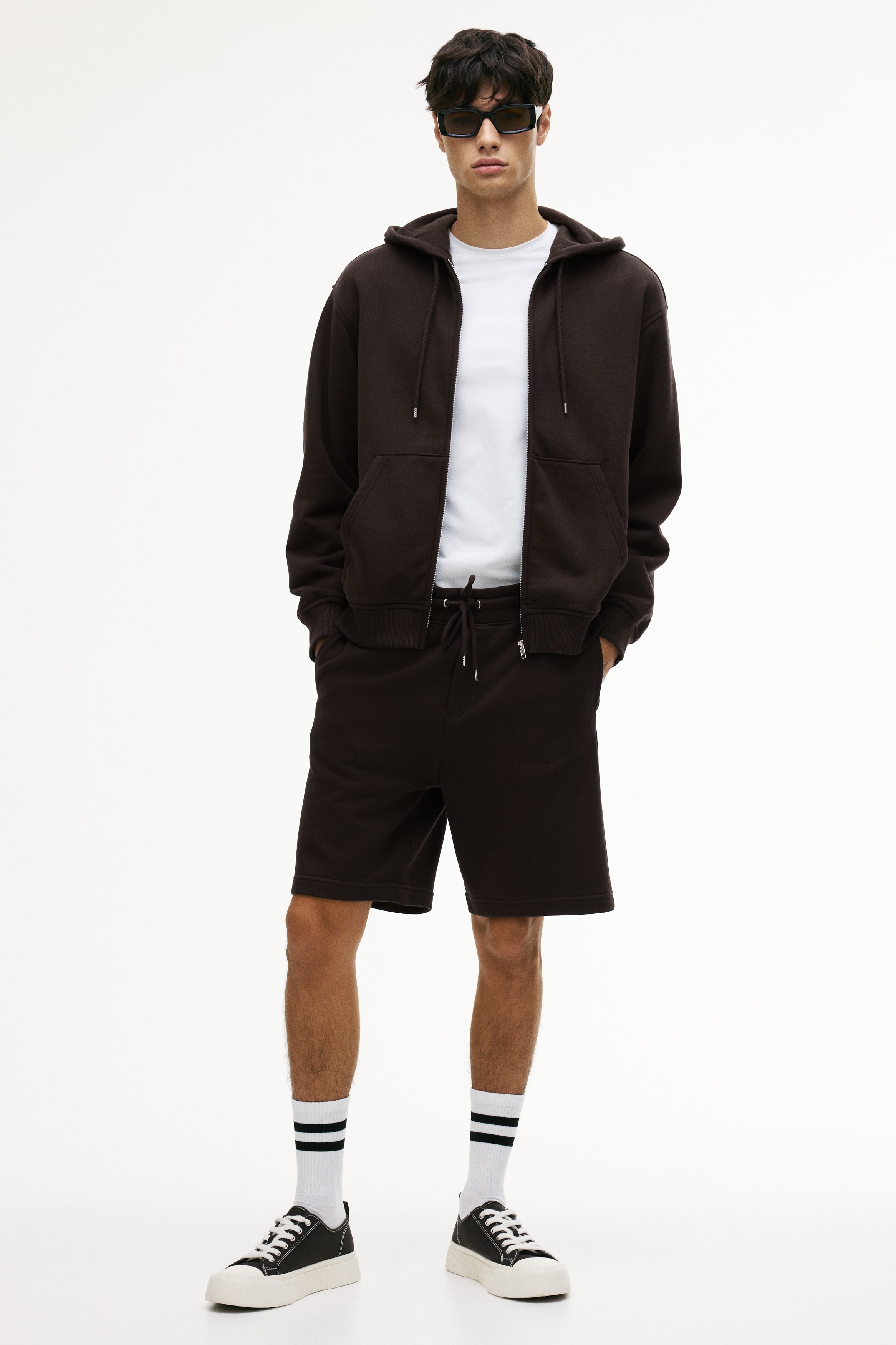 Loose  Fit Zip-through hoodie