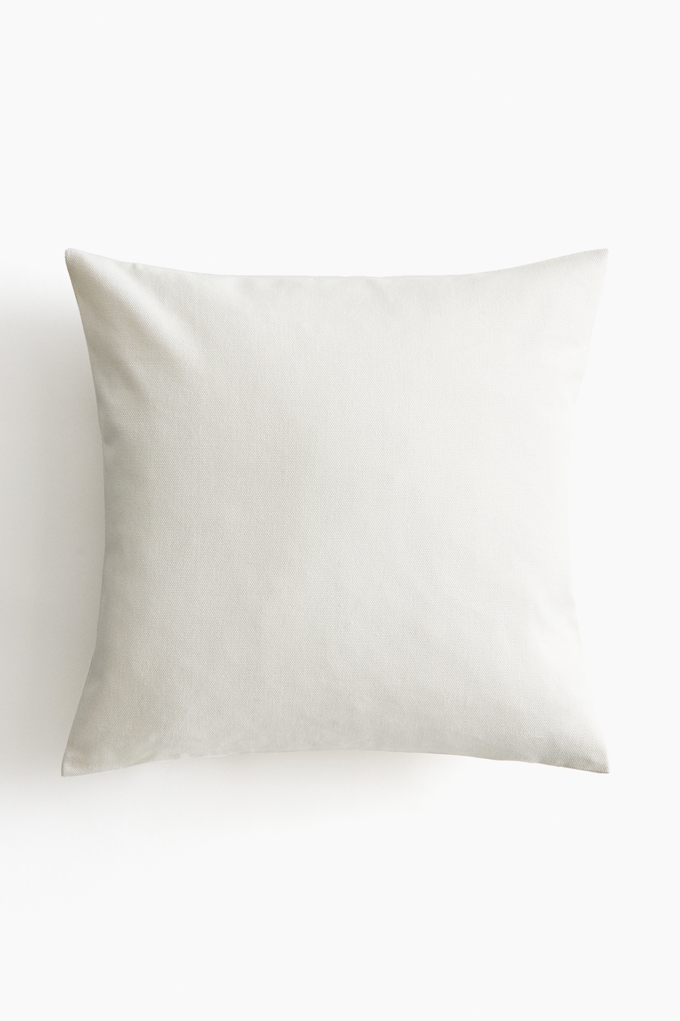 H&M Home  - Housse de coussin en toile de coton - Crème - size: 40x40