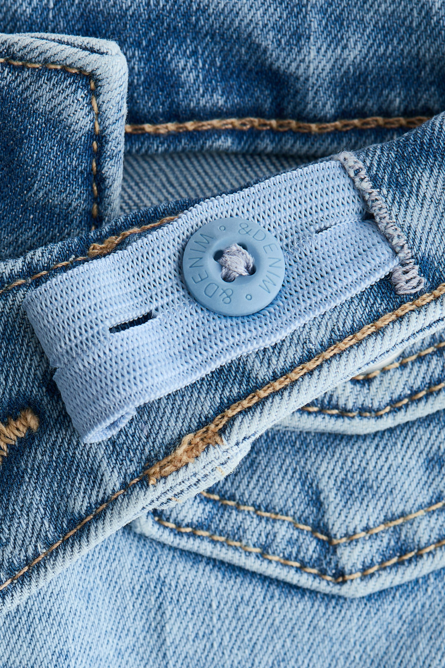 Wide Leg Jeans - Svetla teksas plava/Teksas plava - 2