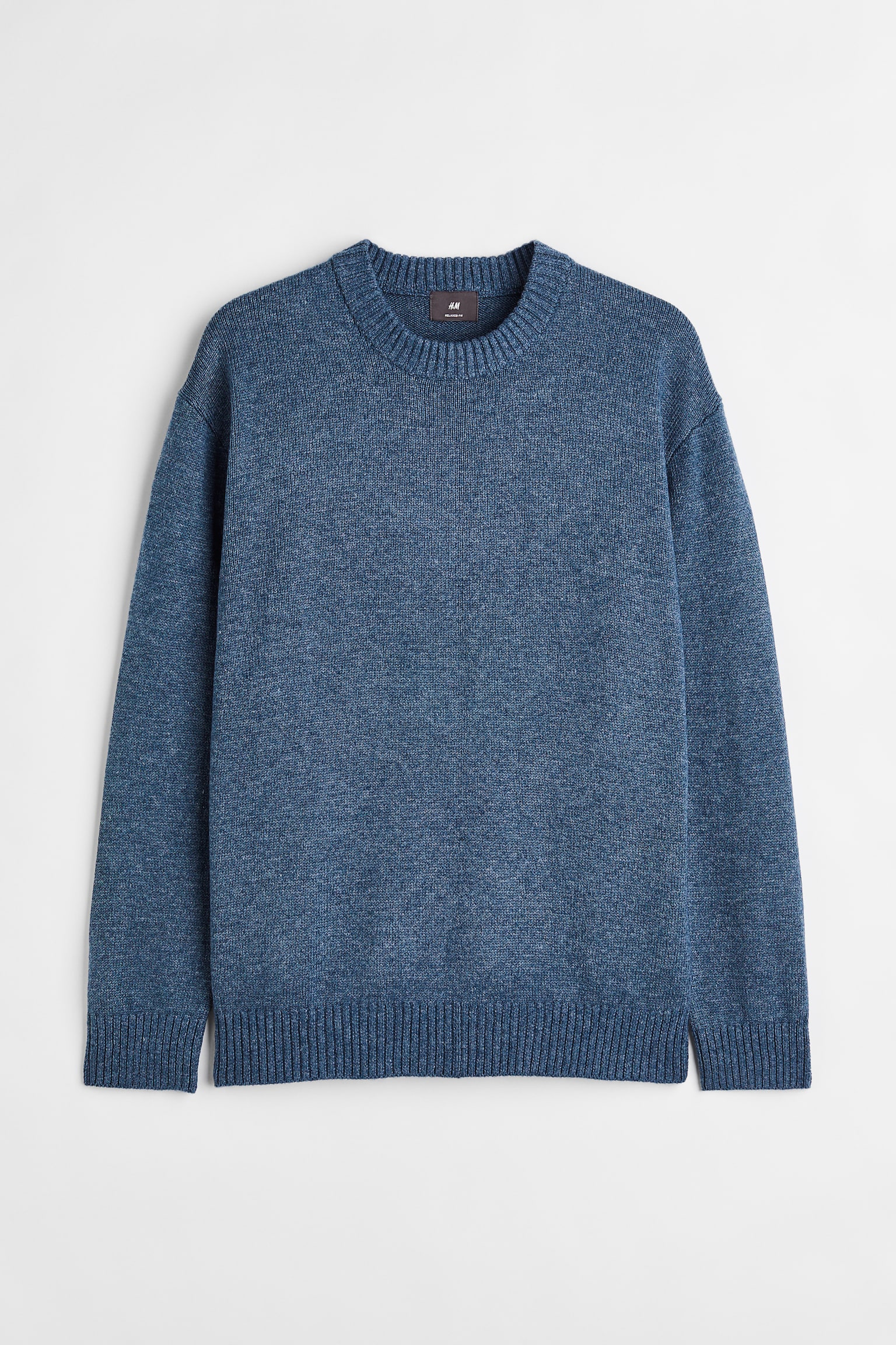 Relaxed Fit Jumper - Blue marl