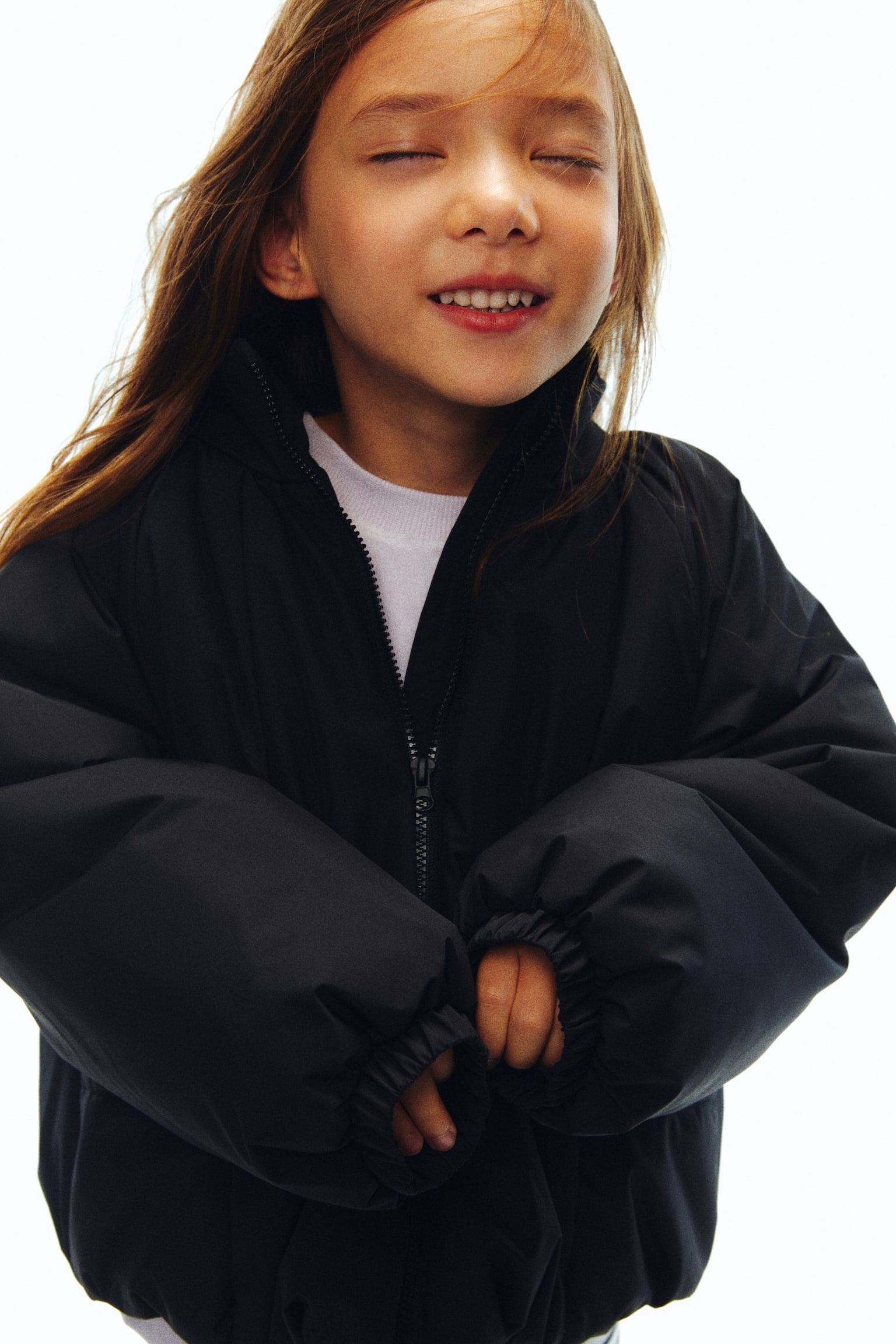 볼륨 퍼프 재킷 - 블랙 - 5