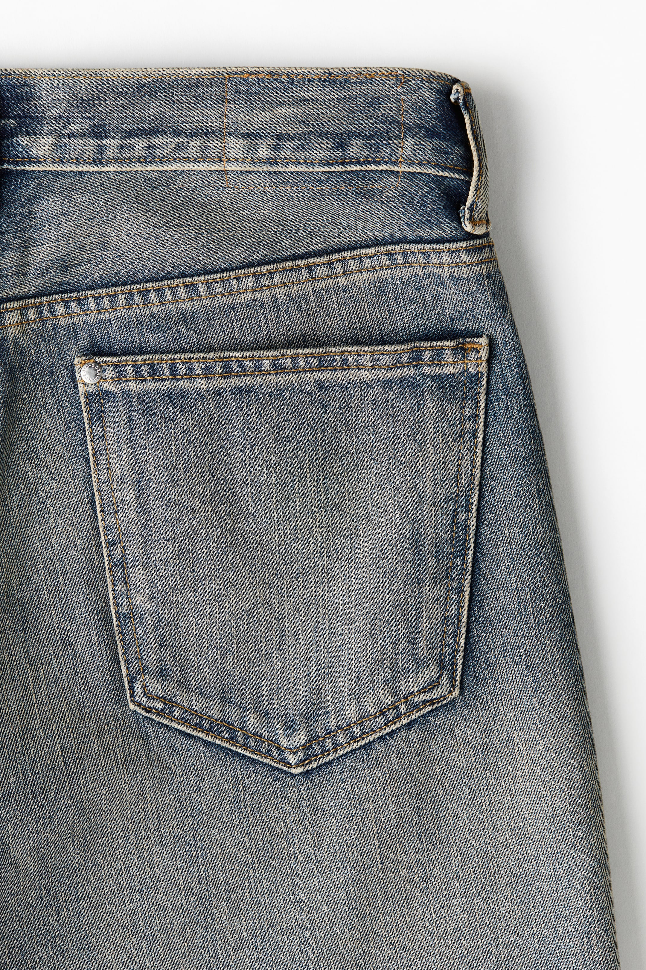 Baggy Jeans - Dark denim blue - Men | H&M GB 8